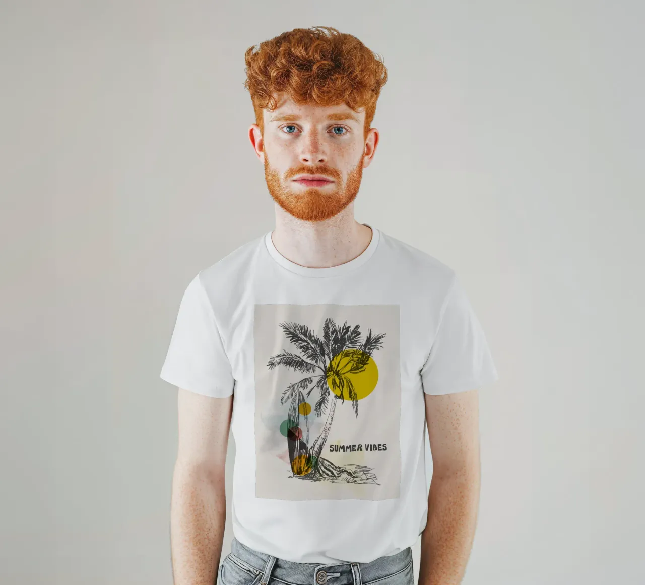 Tropical Sketch t-shirt by Indigo Rain