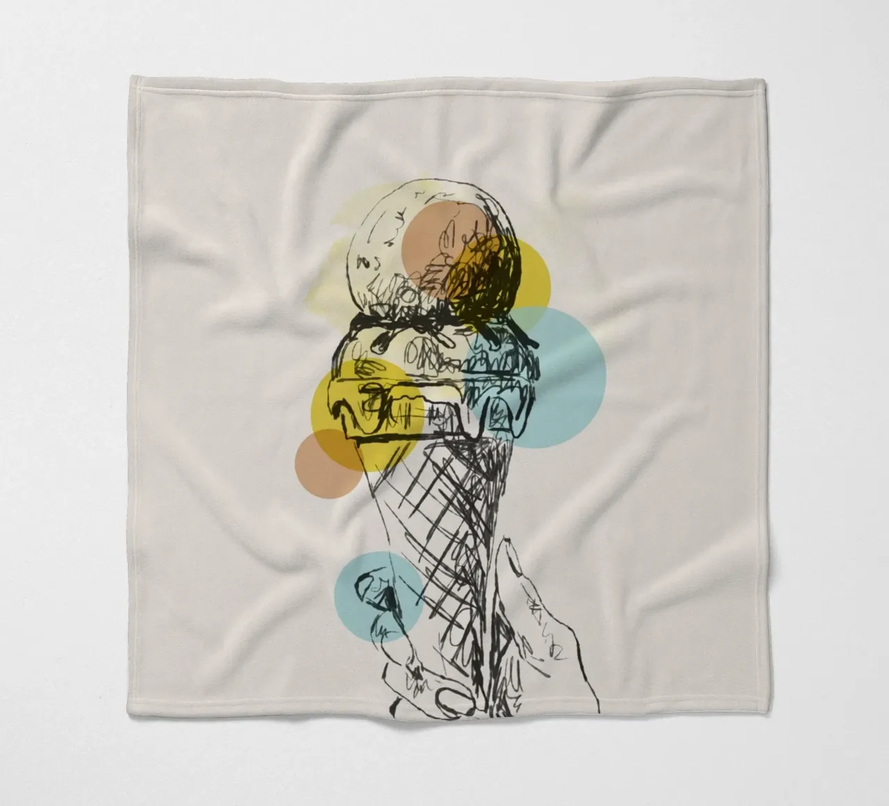 Ice Cream Mood coperta in pile da Indigo Rain