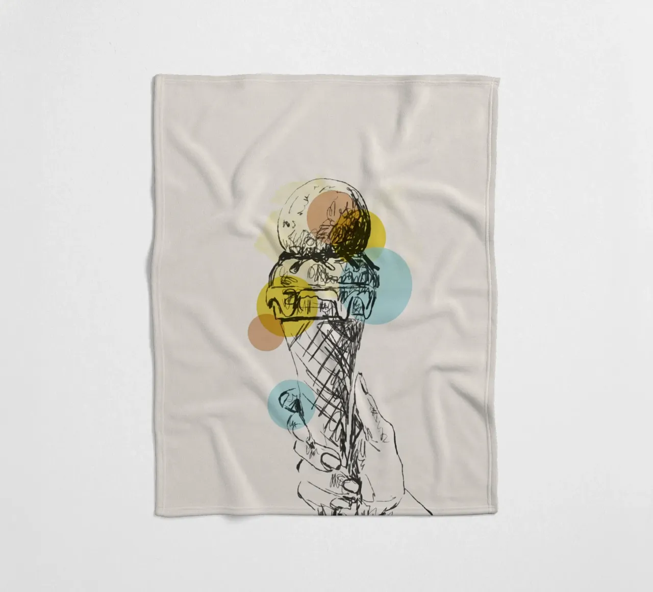 Ice Cream Mood coperta in pile da Indigo Rain