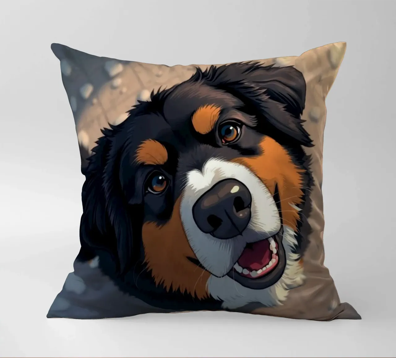 Bellissimo cane da montagna bernese #182 cuscino da Yumis.Beargang.and.Me