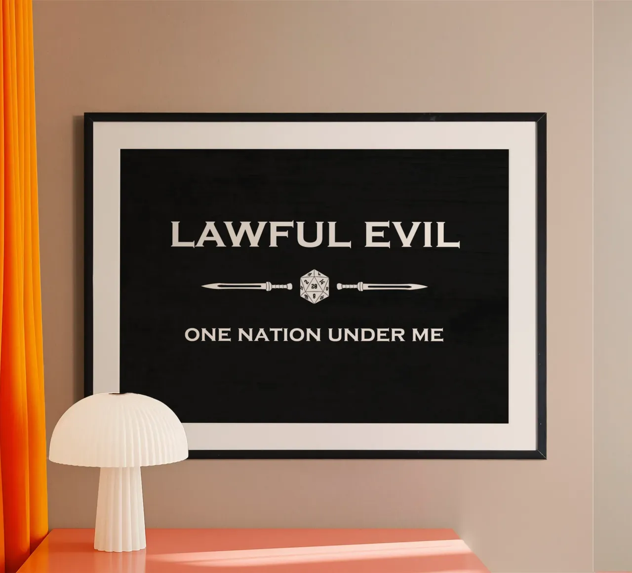 Gesetzmäßiges Übel - Eine Nation unter mir Poster von pixelbull - medieval art and more