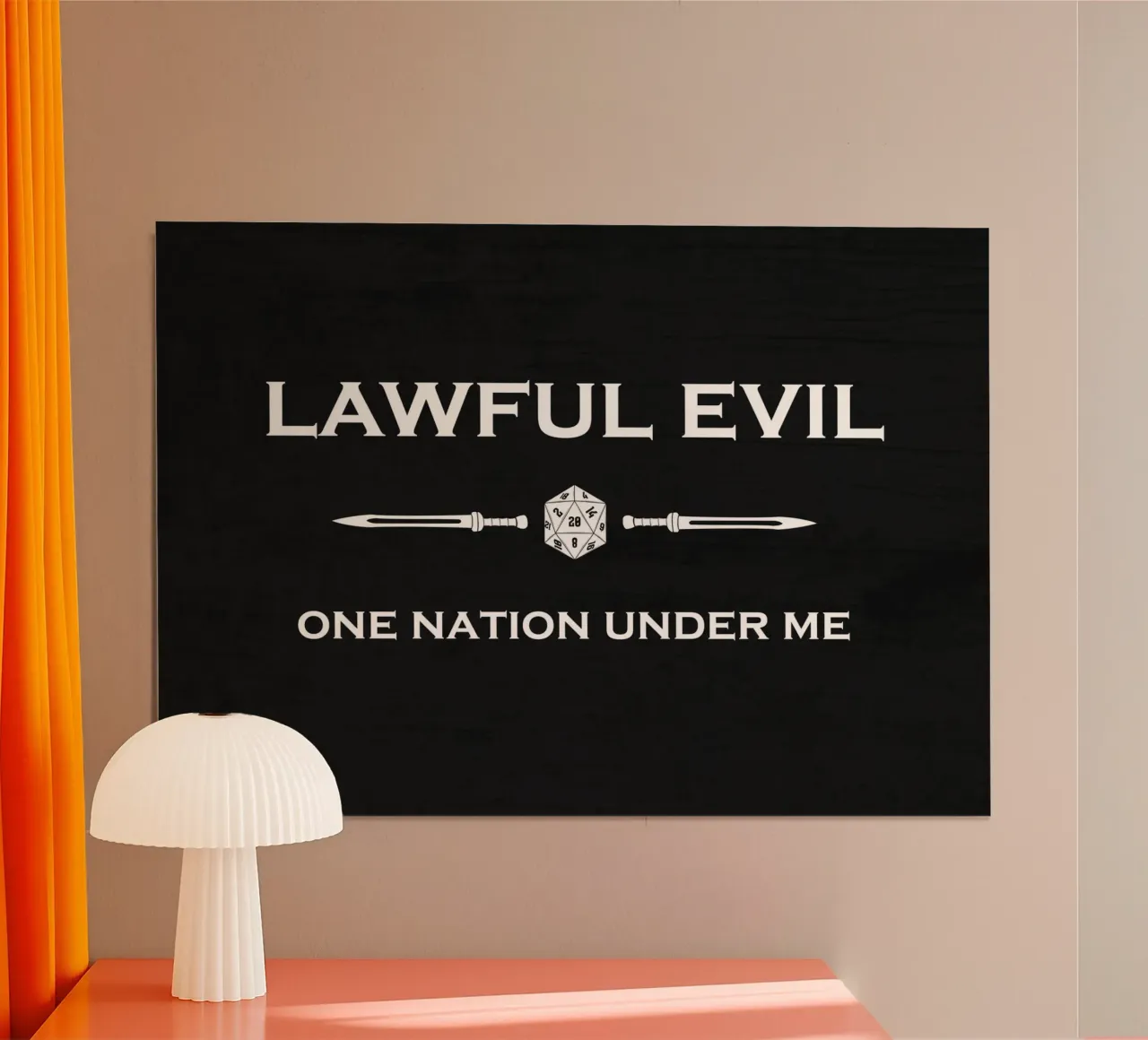 Gesetzmäßiges Übel - Eine Nation unter mir Poster von pixelbull - medieval art and more