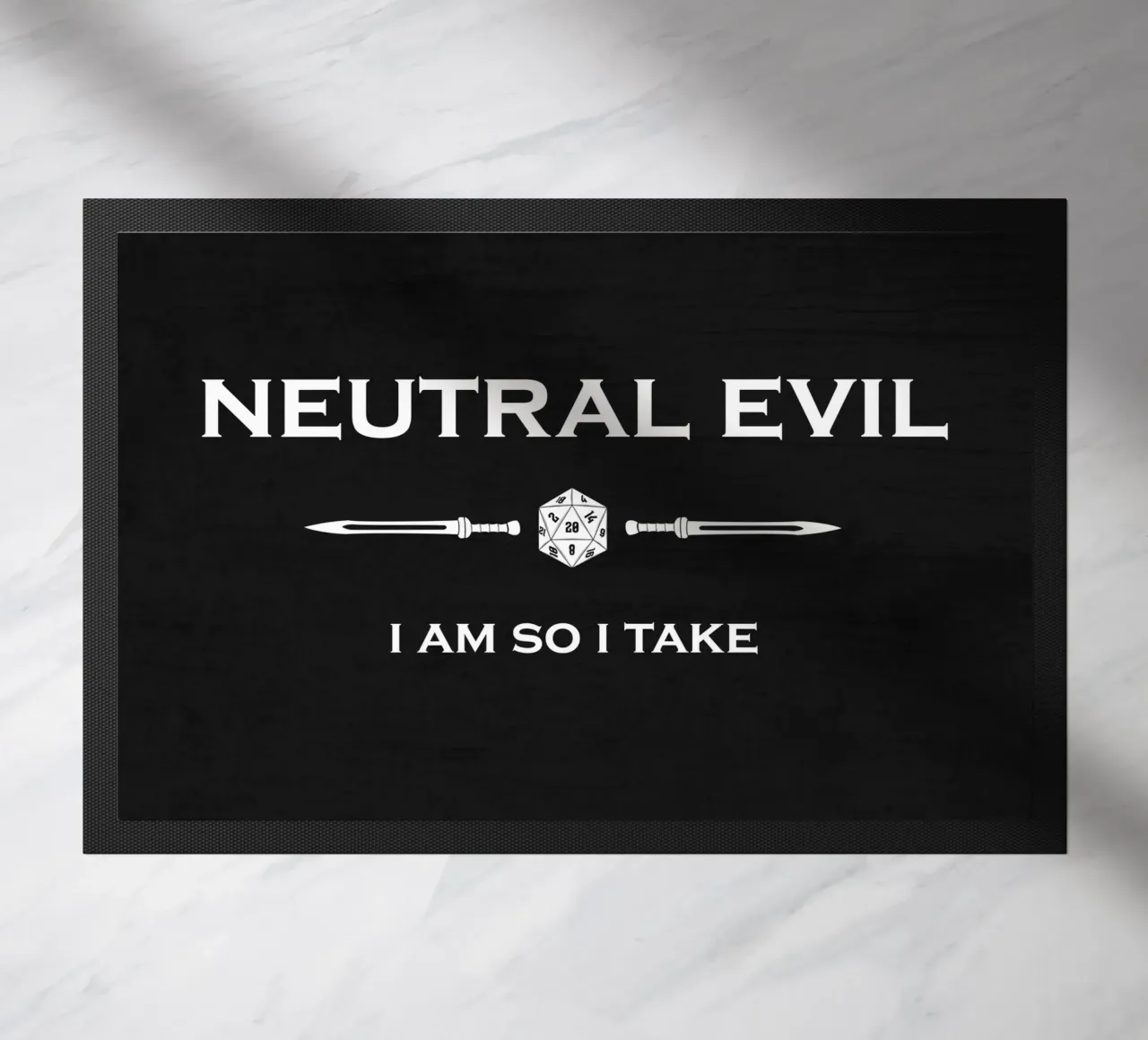 Neutral Evil - Io sono e quindi prendo zerbino da pixelbull - medieval art and more