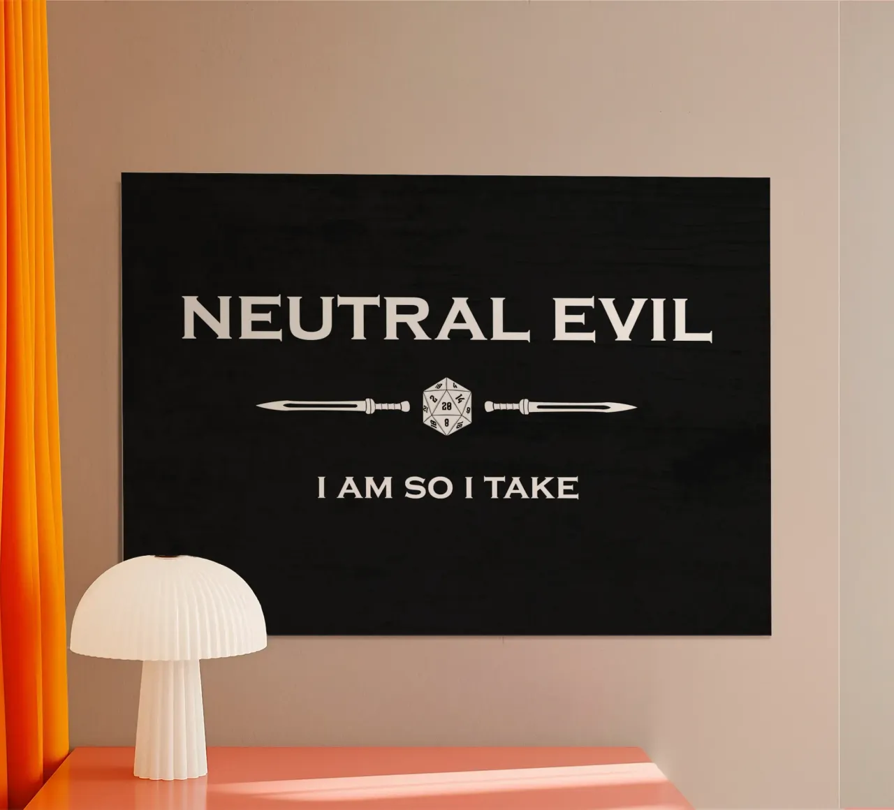 Neutral Evil - Io sono e quindi prendo carta hahnemühle da pixelbull - medieval art and more