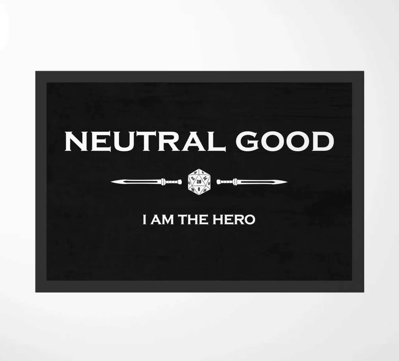Neutro buono - Io sono l'eroe zerbino da pixelbull - medieval art and more