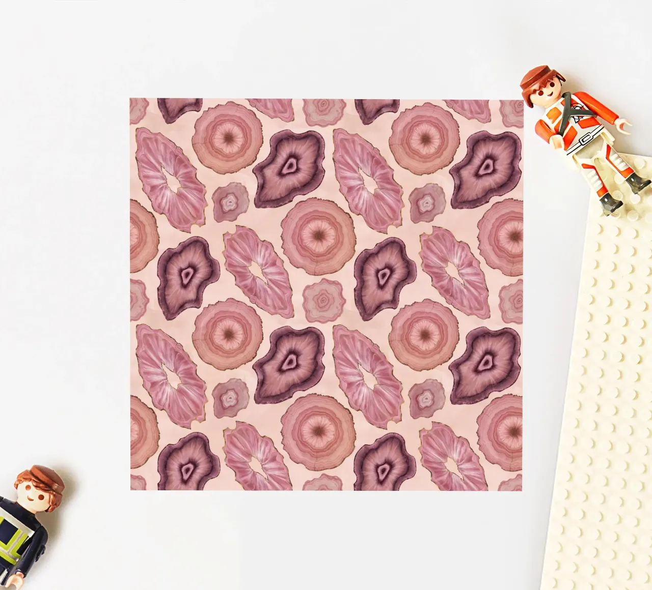 Pink Agate Pattern 01 sticker by Gemstone Textures