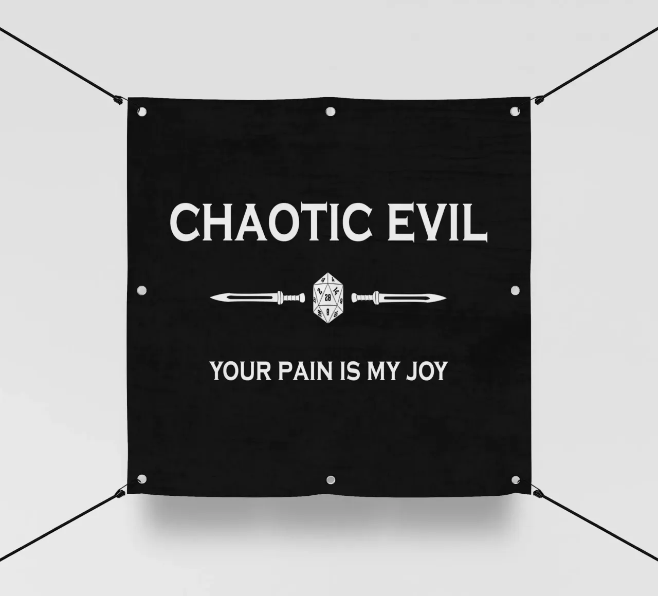 Chaotic Evil - Il tuo dolore è la mia gioia telo in pvc da pixelbull - medieval art and more