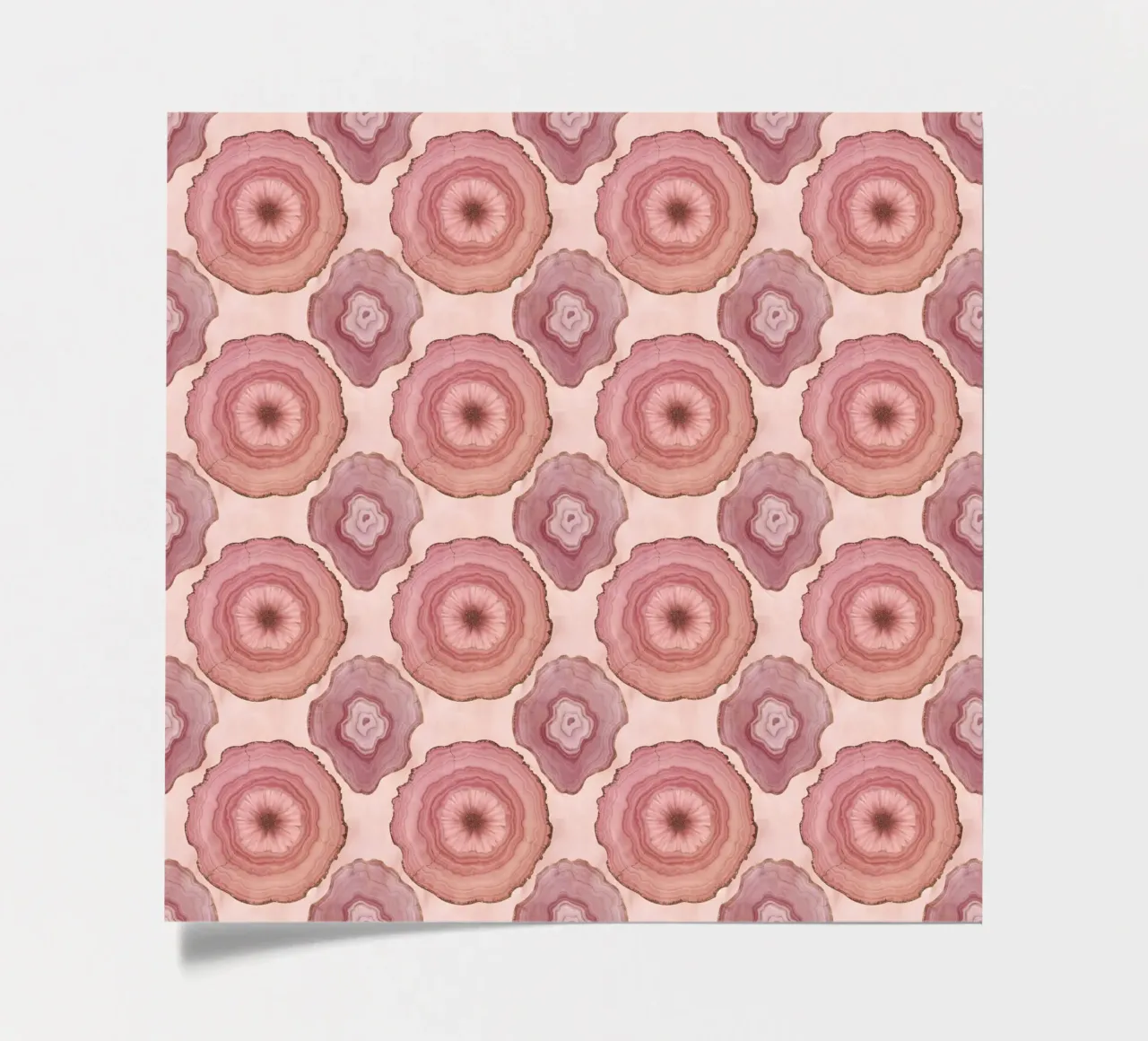 Pink Agate Pattern 02 sticker sheet by Gemstone Textures