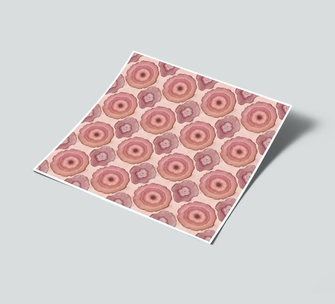 Pink Agate Pattern 02 sticker sheet by Gemstone Textures