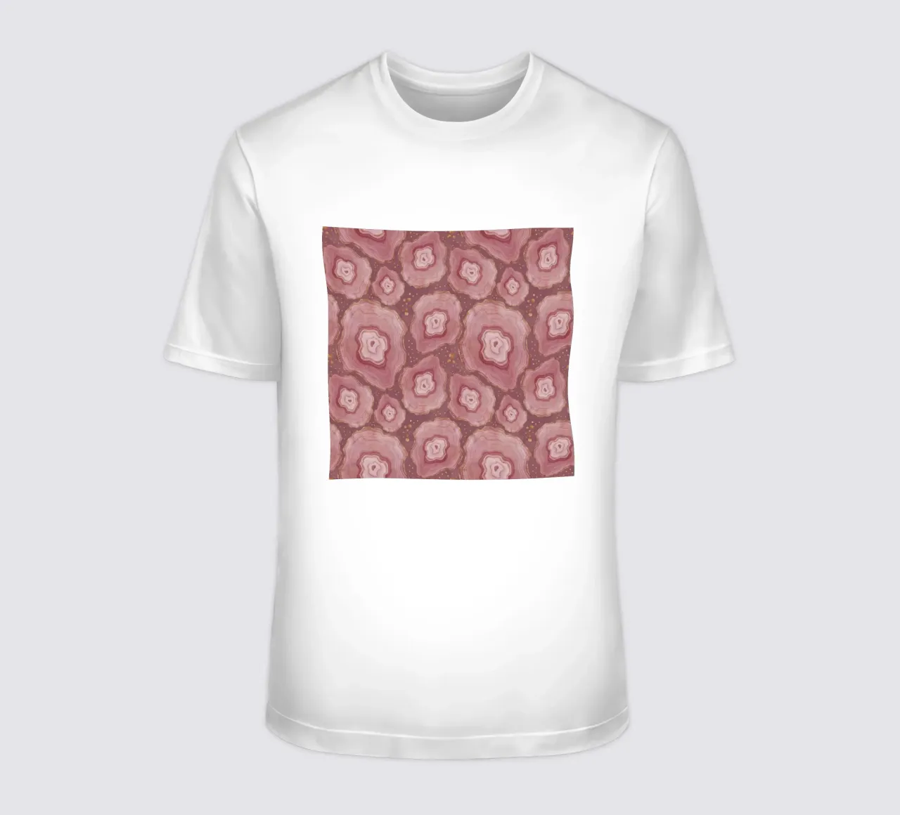 Agata rosa modello 06 t-shirt da Gemstone Textures
