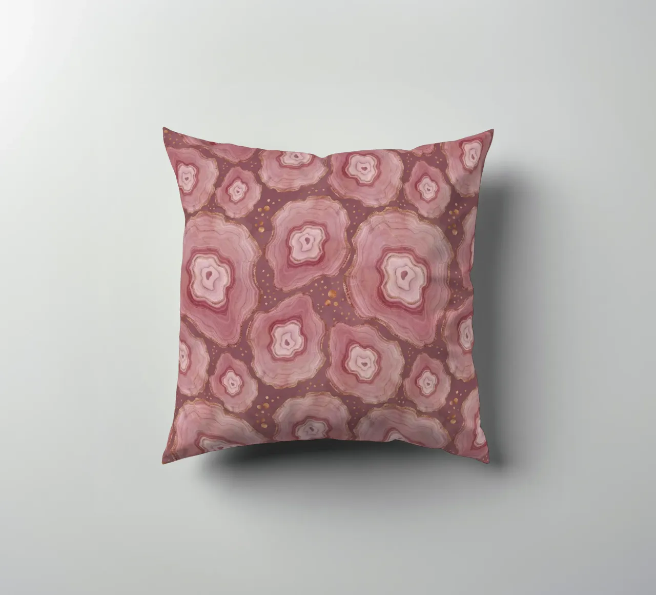 Agata rosa modello 06 cuscino da Gemstone Textures