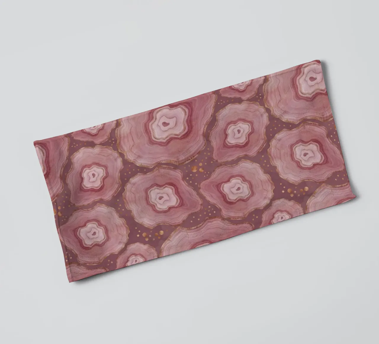 Agata rosa modello 06 asciugamano da bagno da Gemstone Textures