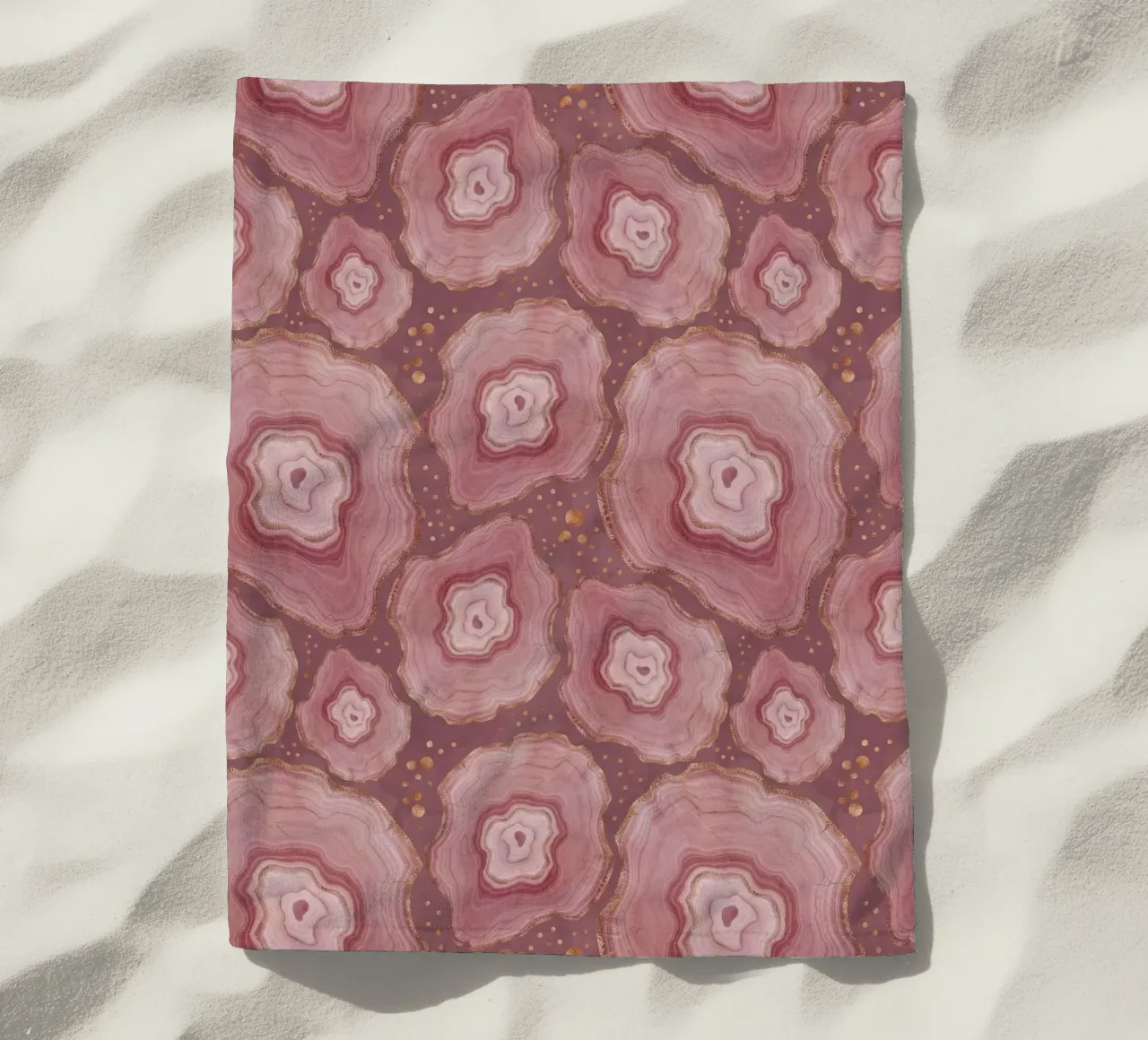Agata rosa modello 06 telo mare da Gemstone Textures