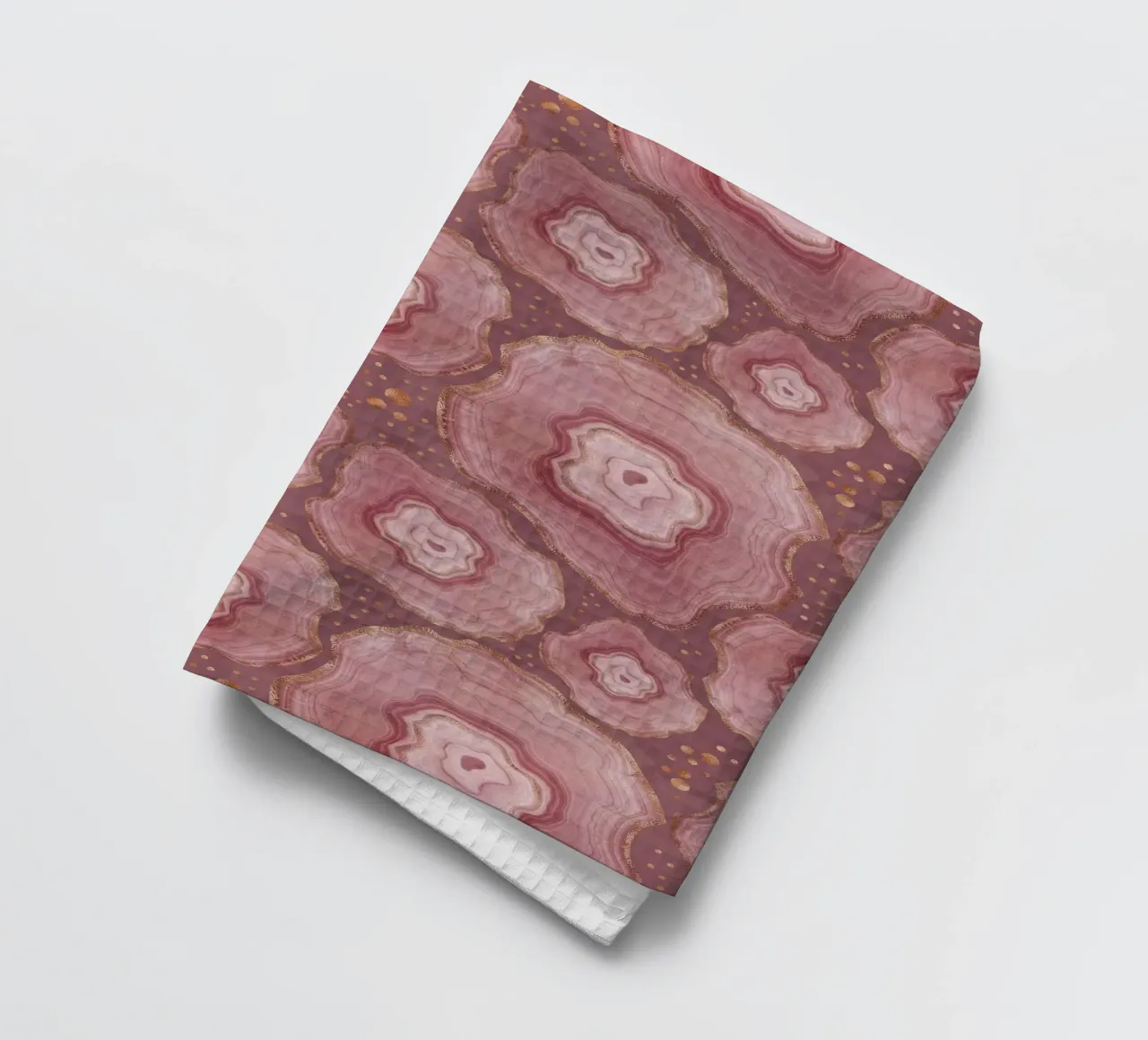 Agata rosa modello 06 canovaccio da cucina da Gemstone Textures