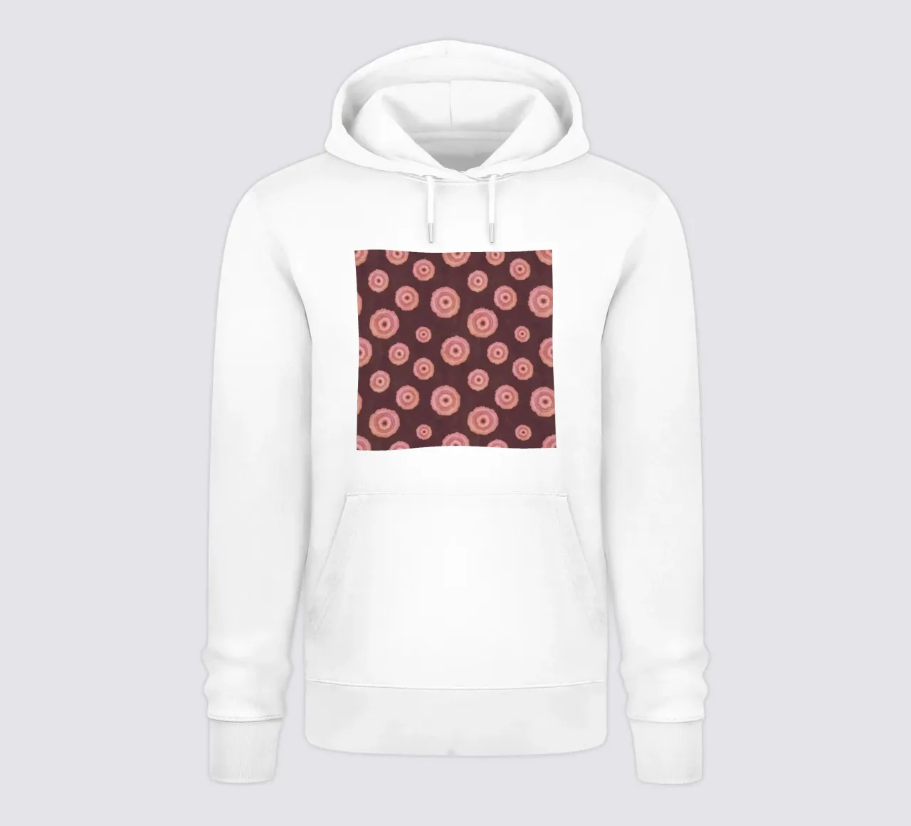 Modello Agata Rosa 07 felpa con cappuccio da Gemstone Textures
