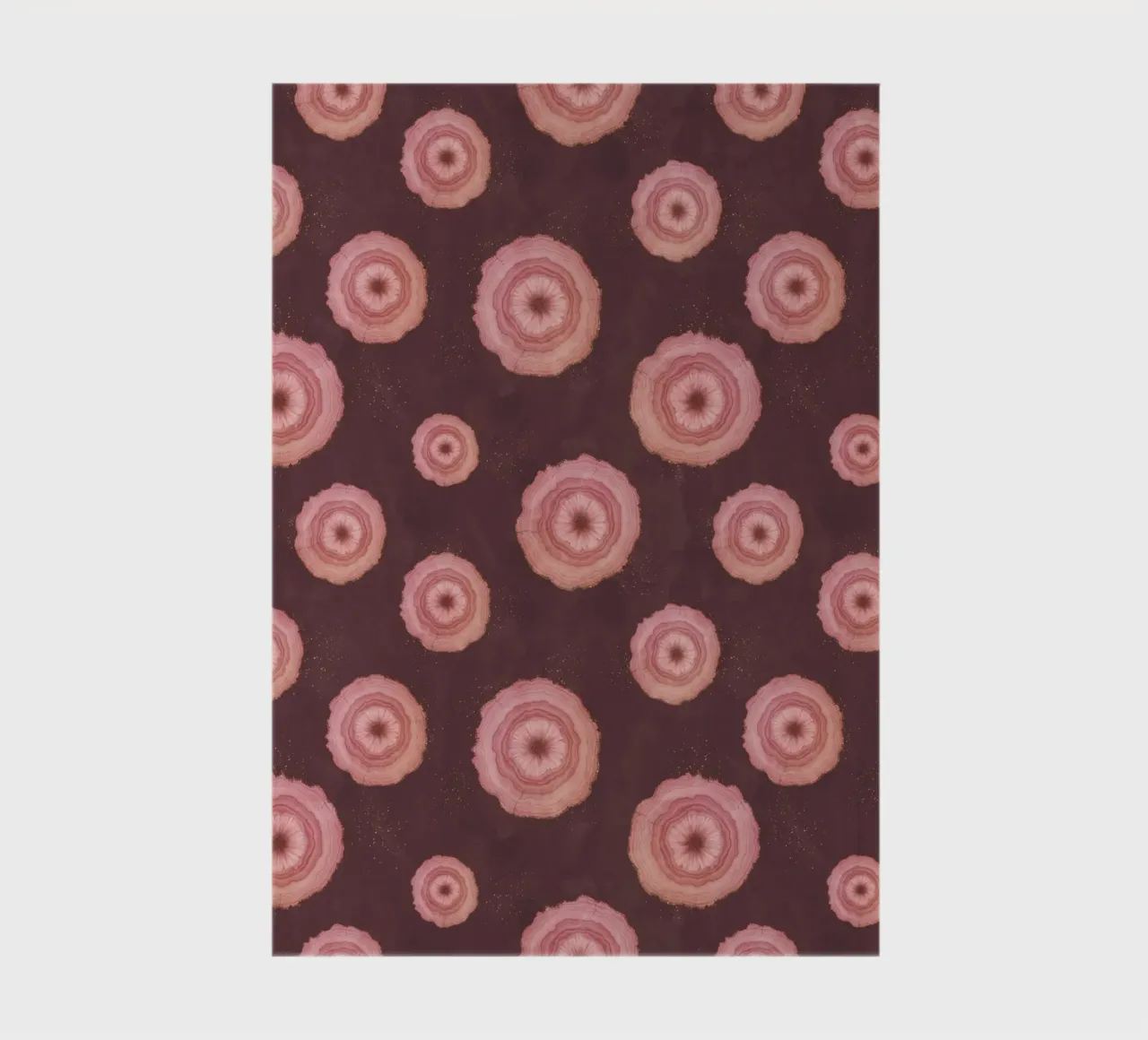 Pink Agate Pattern 07 notebook by Gemstone Textures