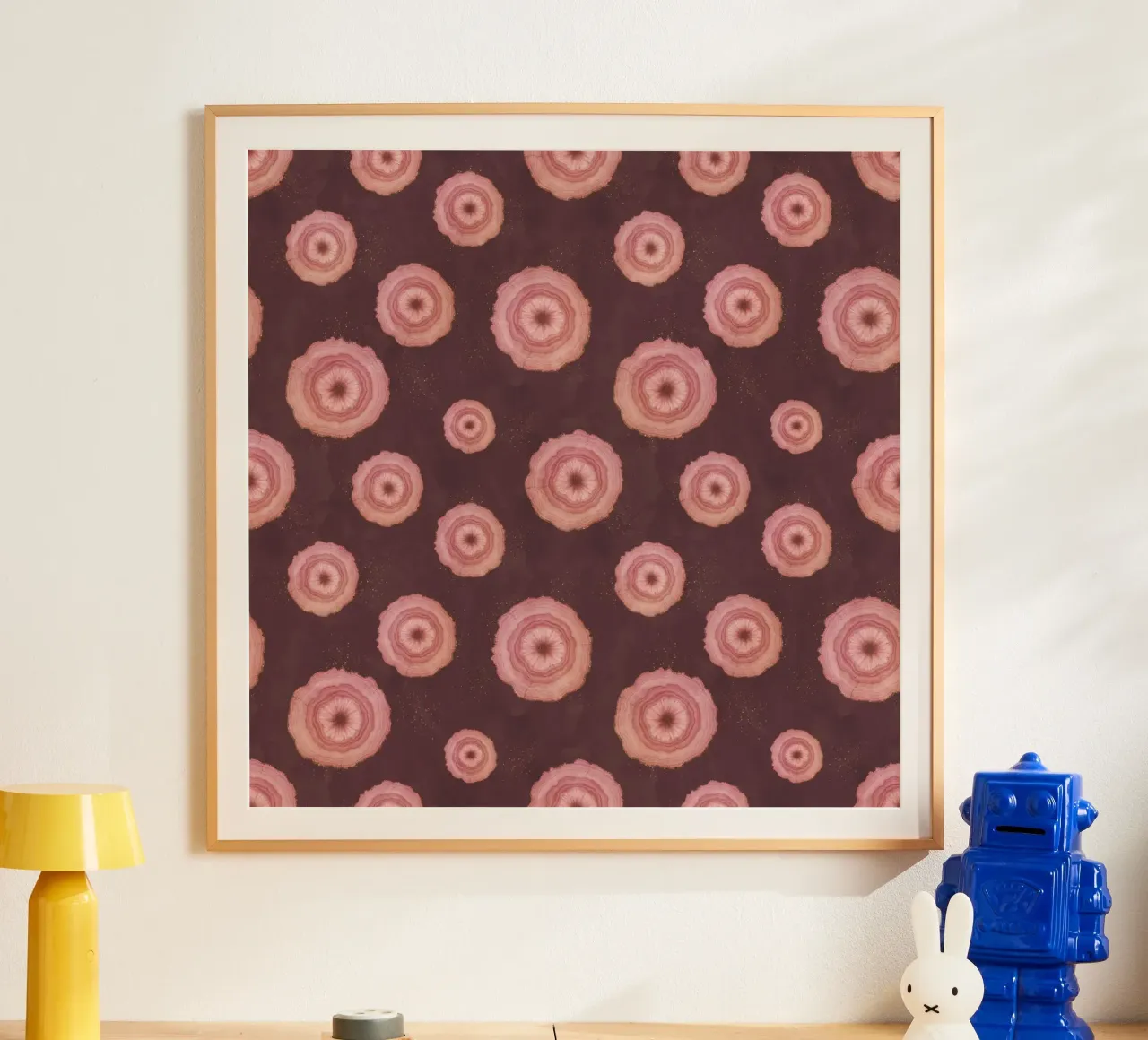 Modello Agata Rosa 07 poster da Gemstone Textures