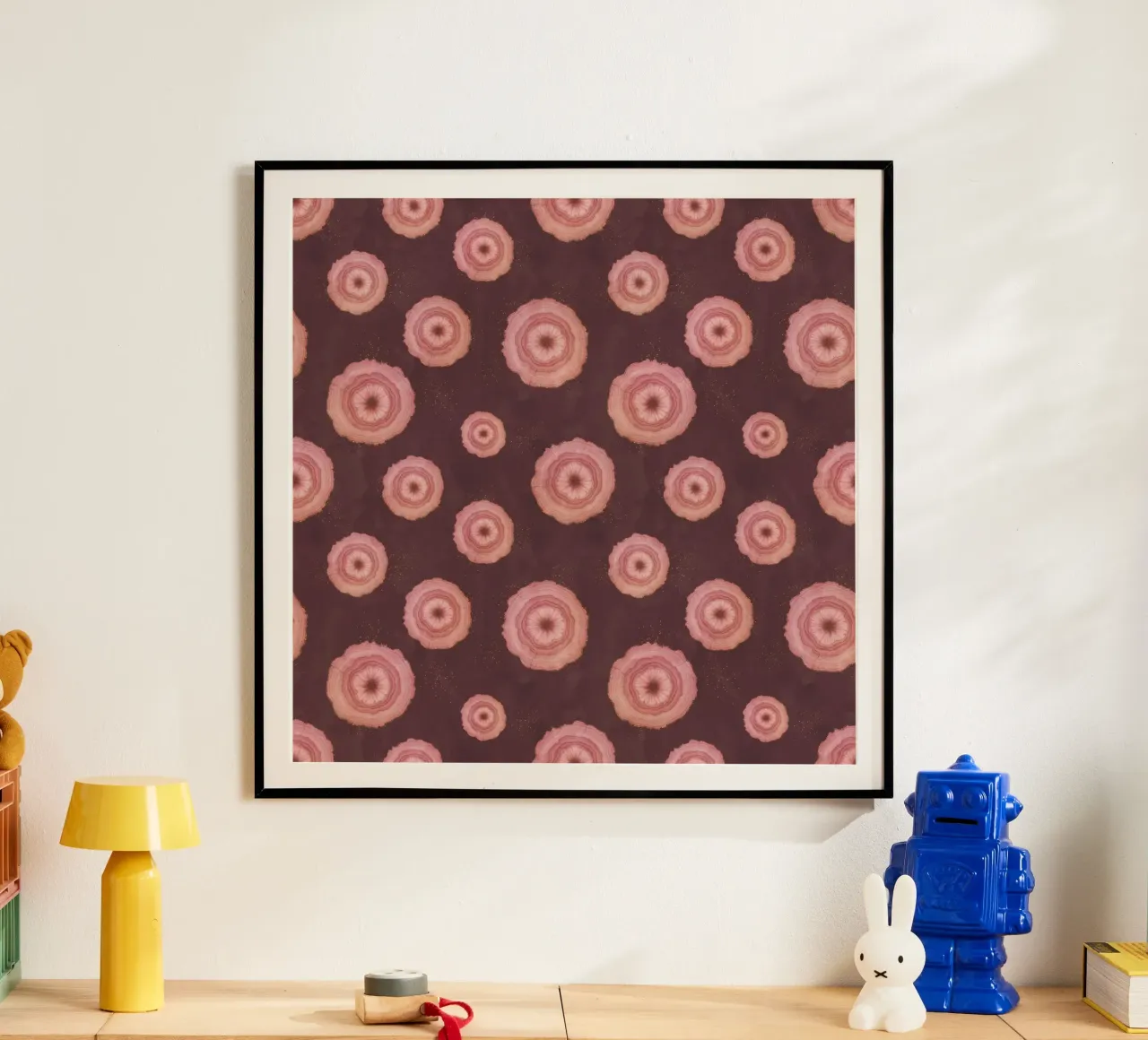 Modello Agata Rosa 07 poster da Gemstone Textures