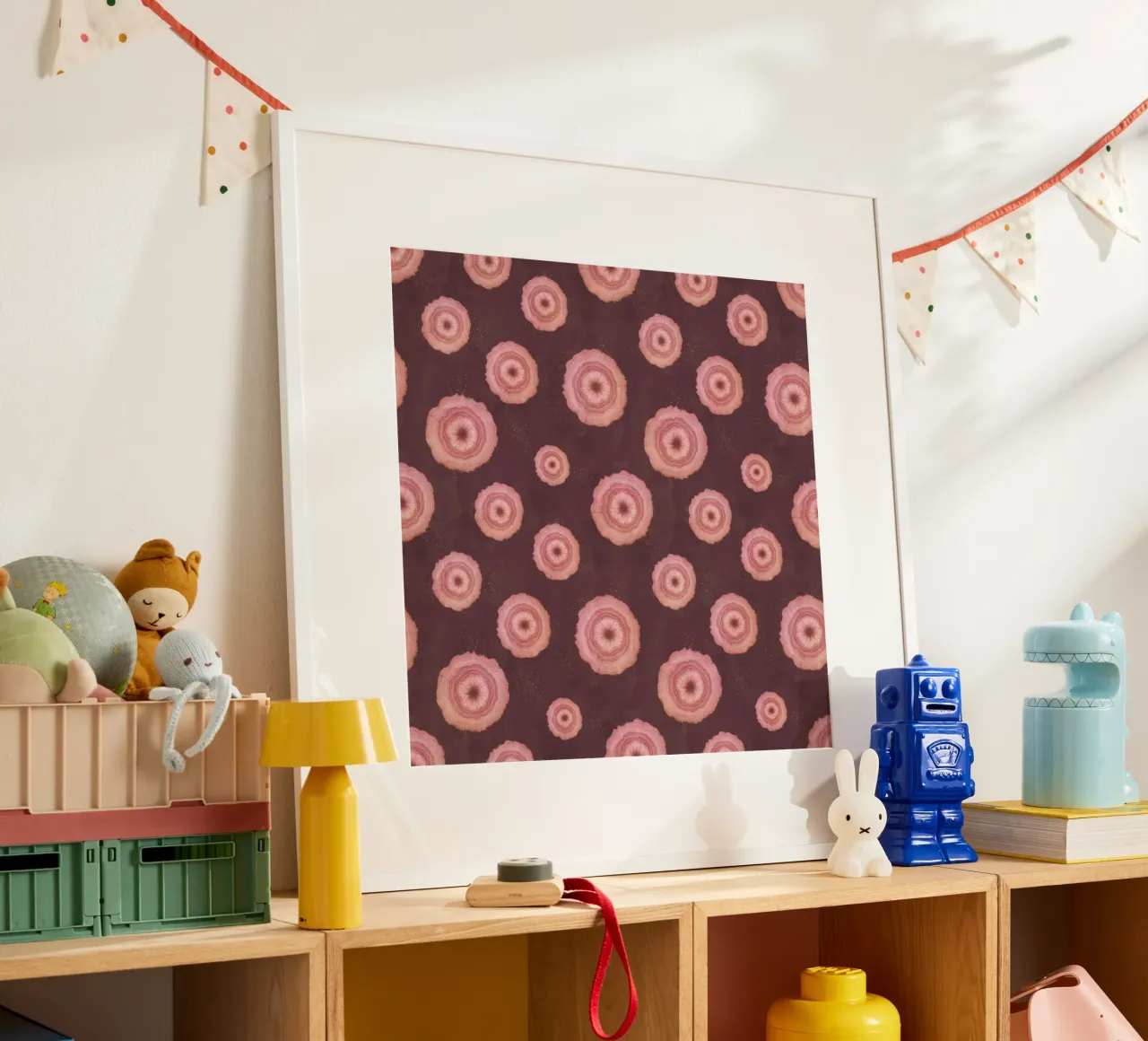 Modello Agata Rosa 07 poster da Gemstone Textures