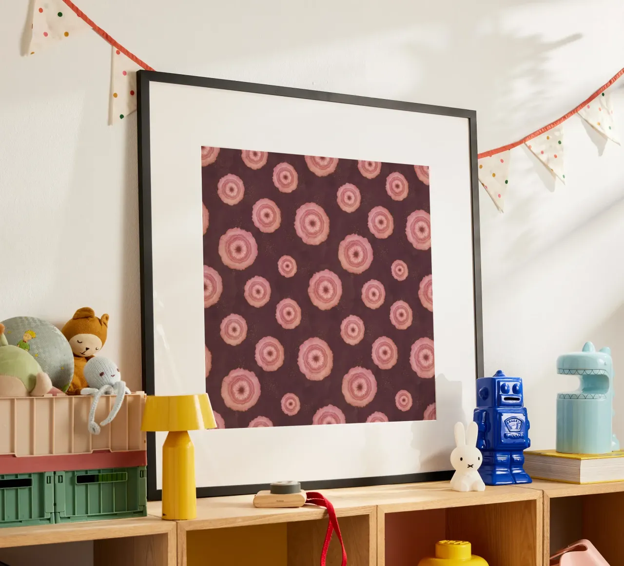 Modello Agata Rosa 07 poster da Gemstone Textures