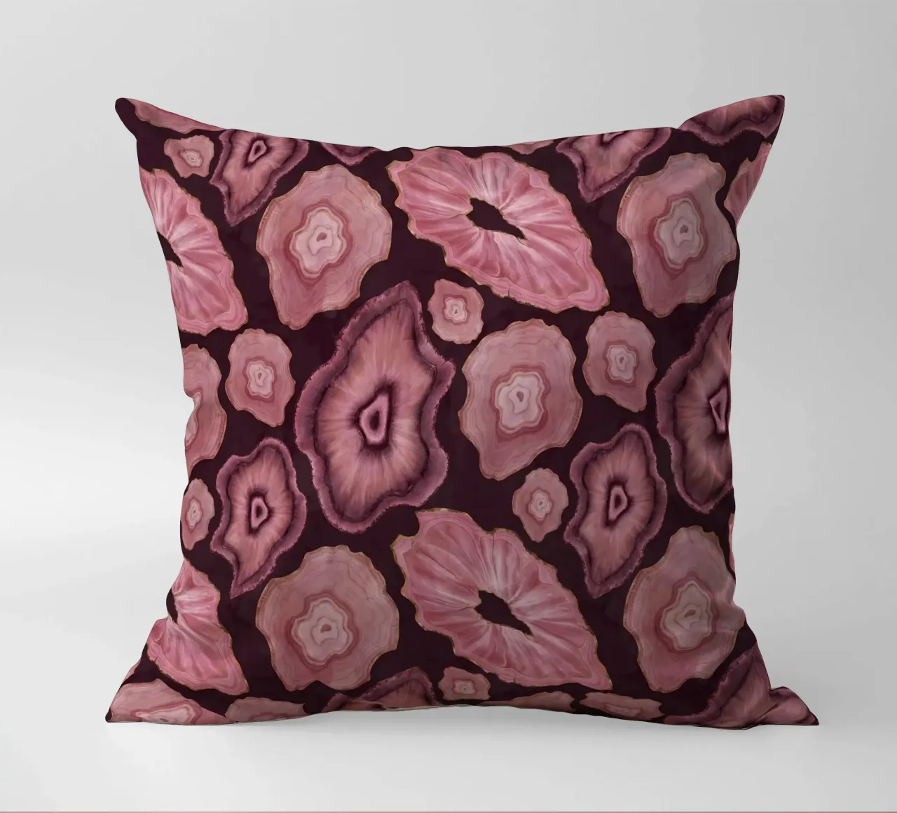 Agata rosa modello 08 cuscino da Gemstone Textures