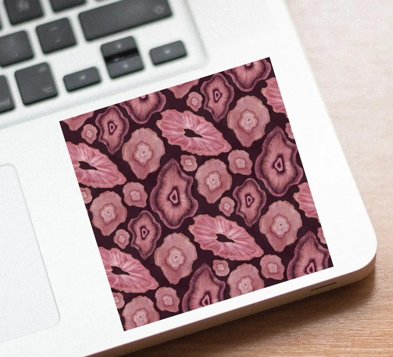 Pink Agate Pattern 08 sticker by Gemstone Textures