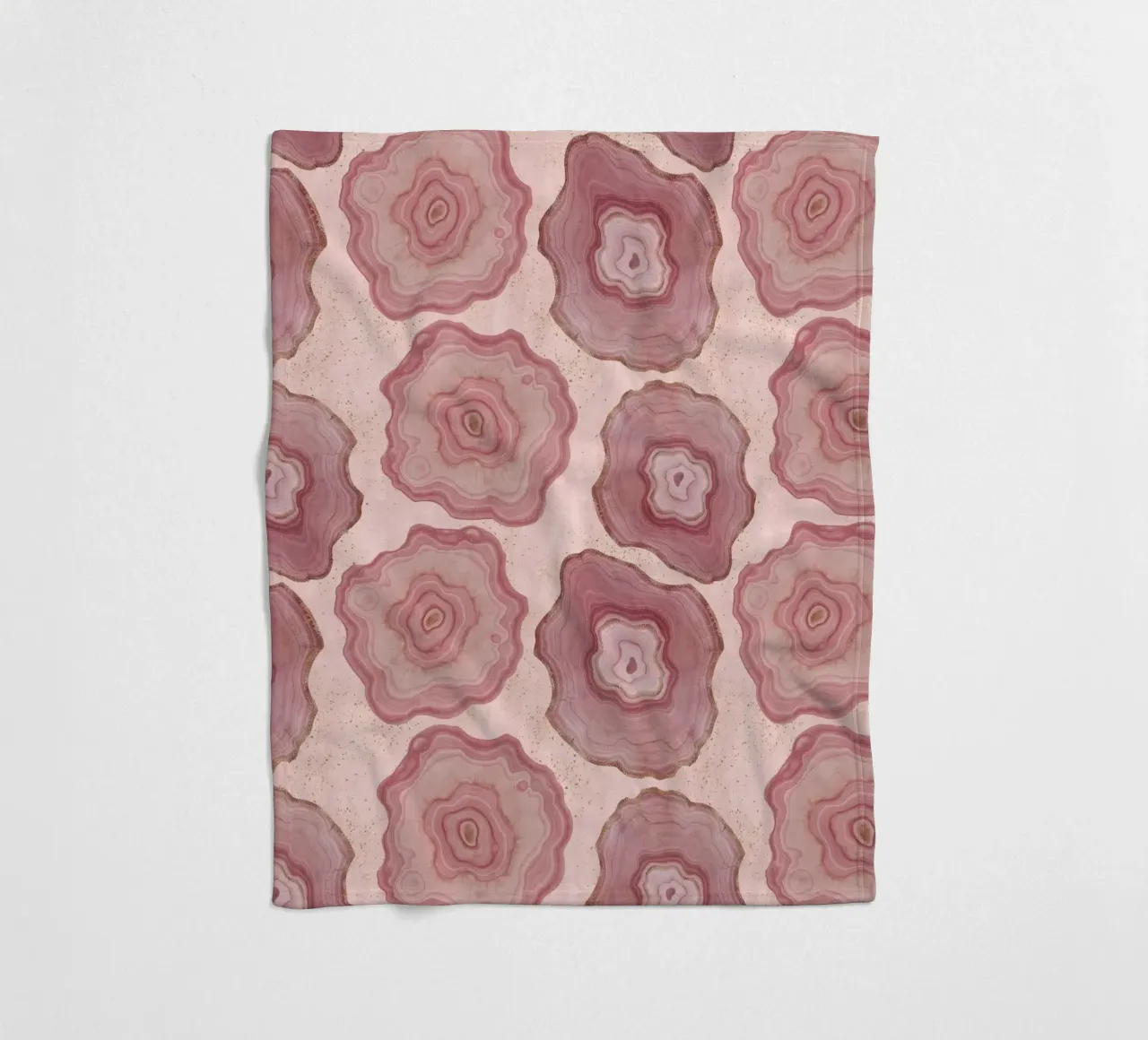 Modello di agata rosa 10 coperta in pile da Gemstone Textures