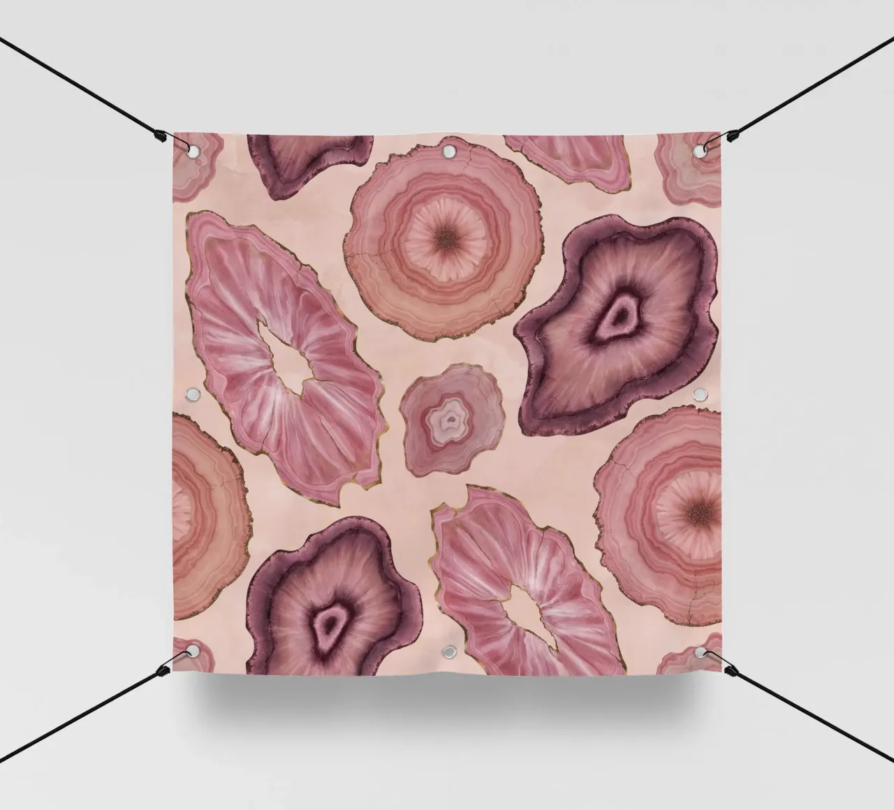 Modello di agata rosa 11 telo in pvc da Gemstone Textures
