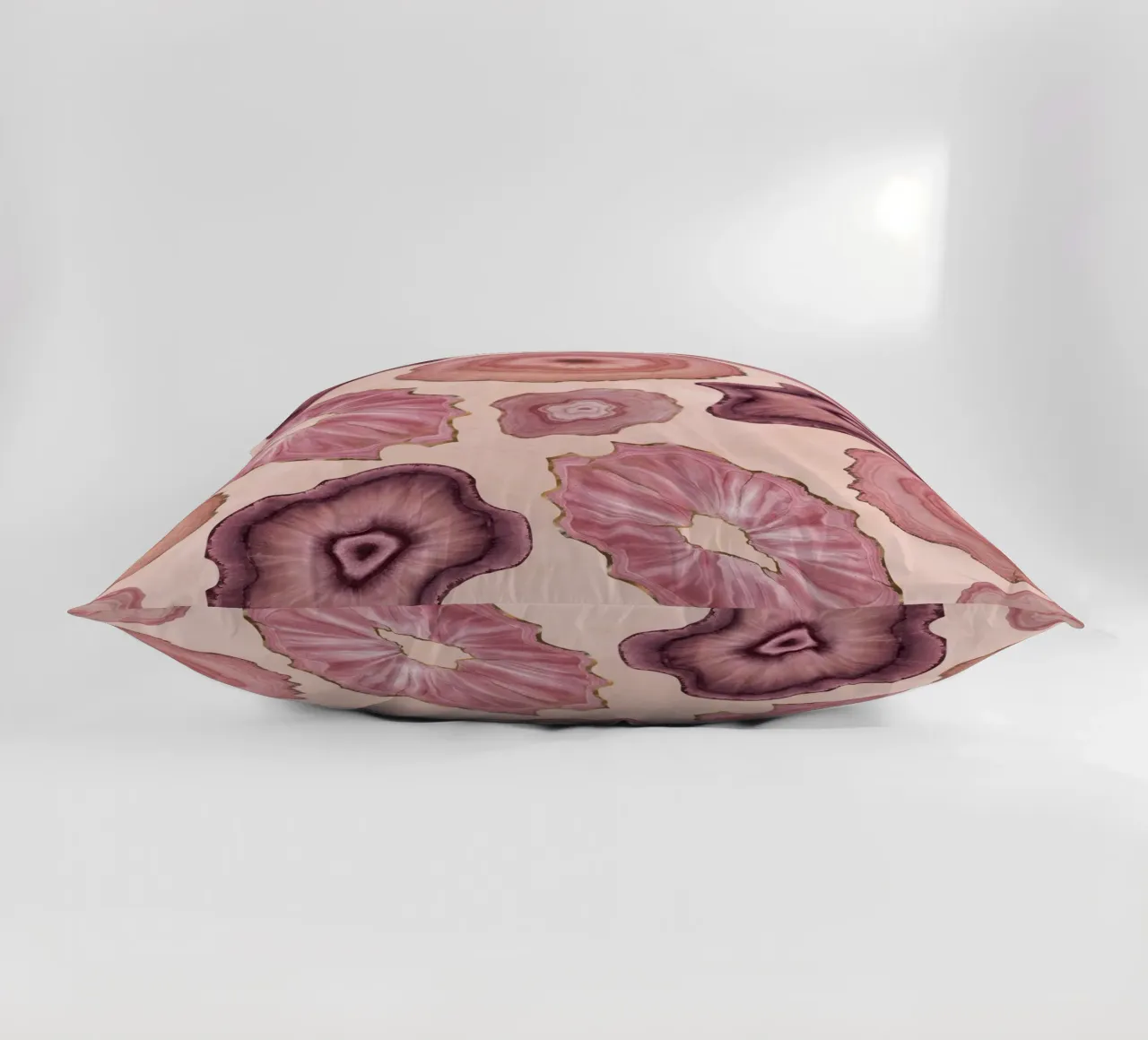 Modello di agata rosa 11 cuscino da Gemstone Textures
