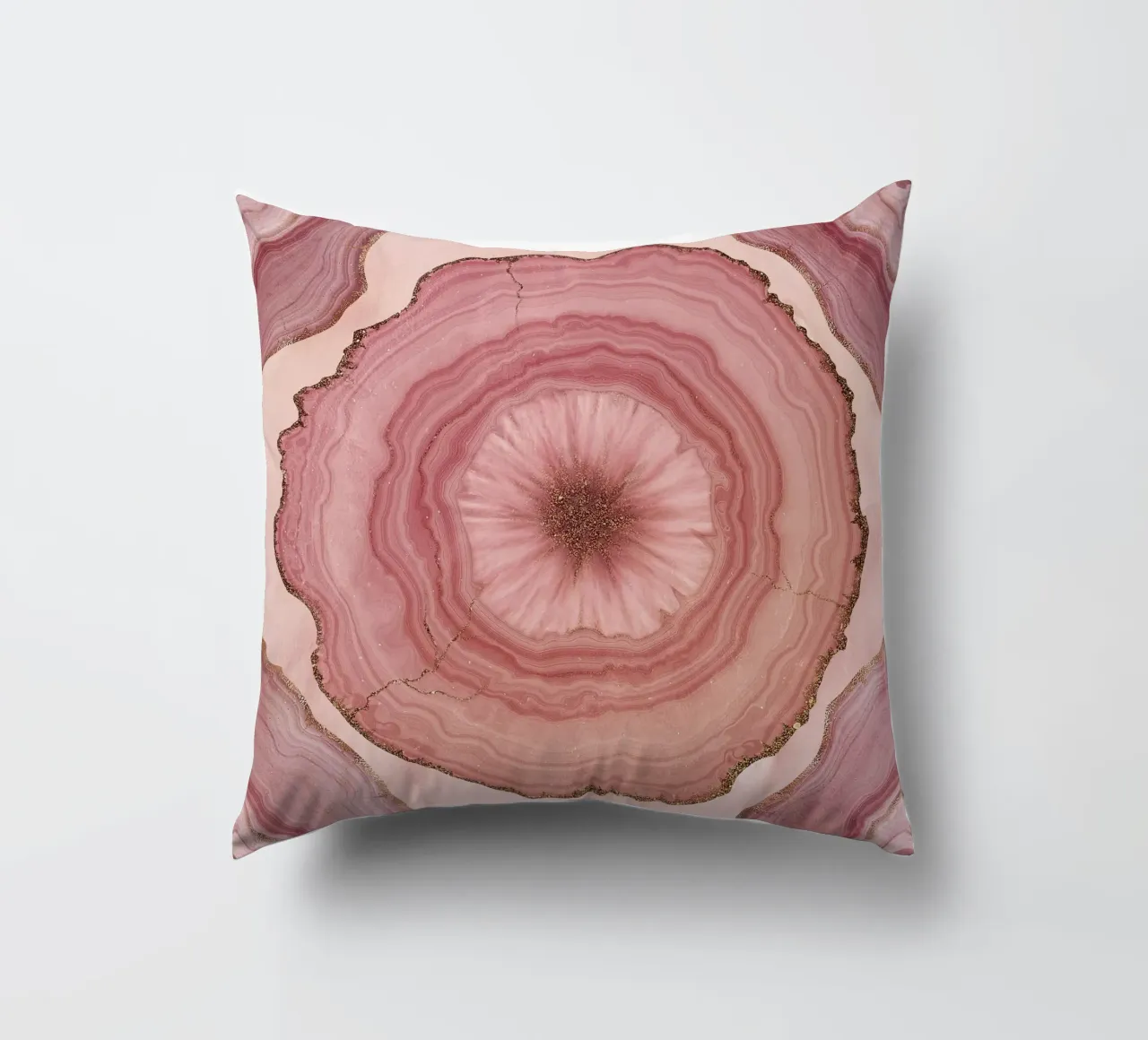 Agata rosa Modello 12 cuscino da Gemstone Textures