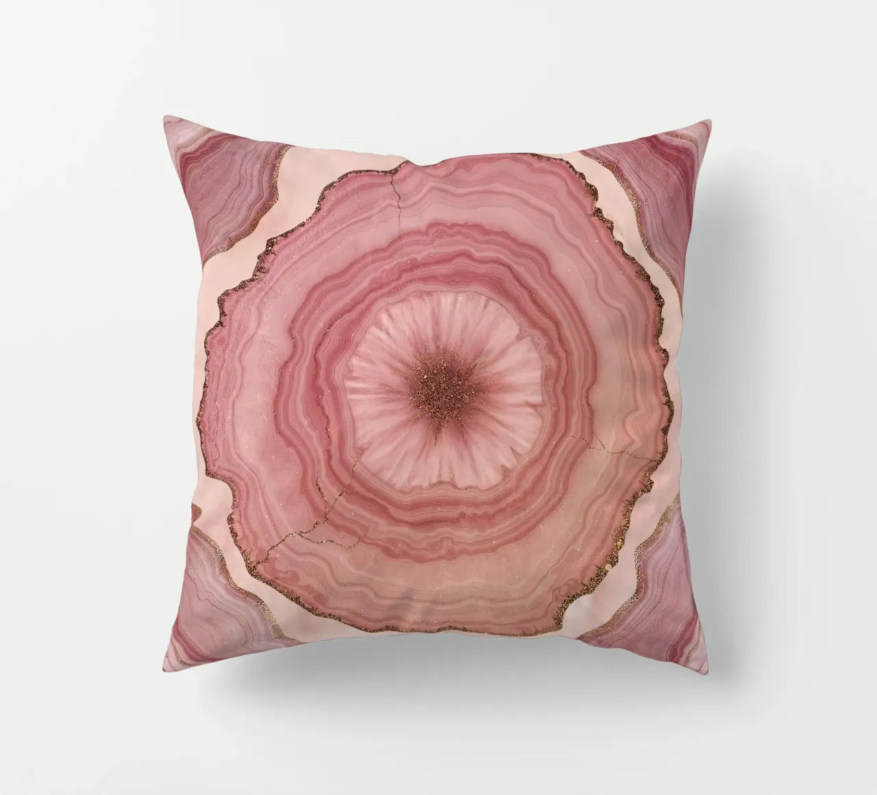 Agata rosa Modello 12 cuscino da Gemstone Textures