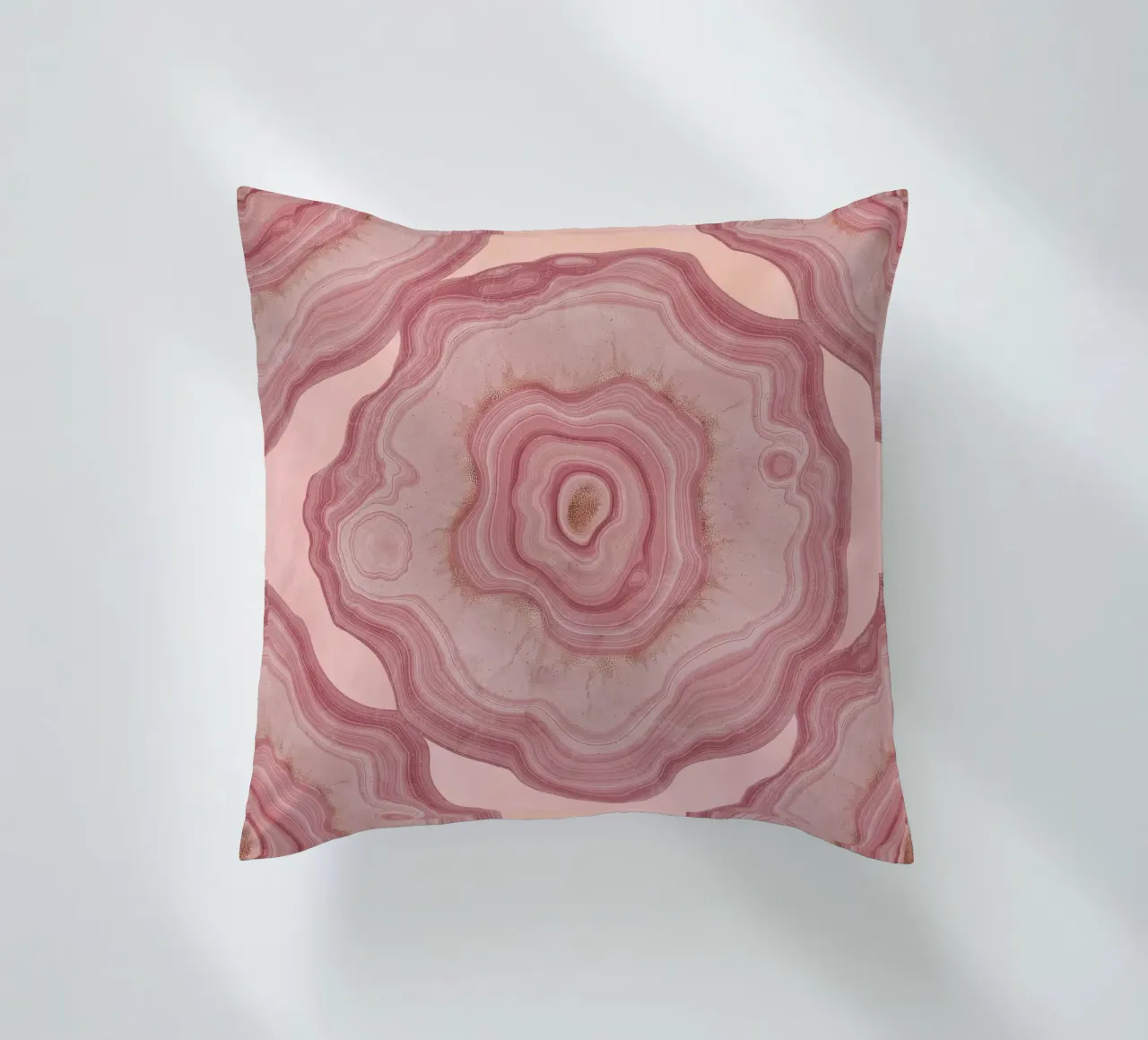 Modello di agata rosa 14 cuscino da Gemstone Textures