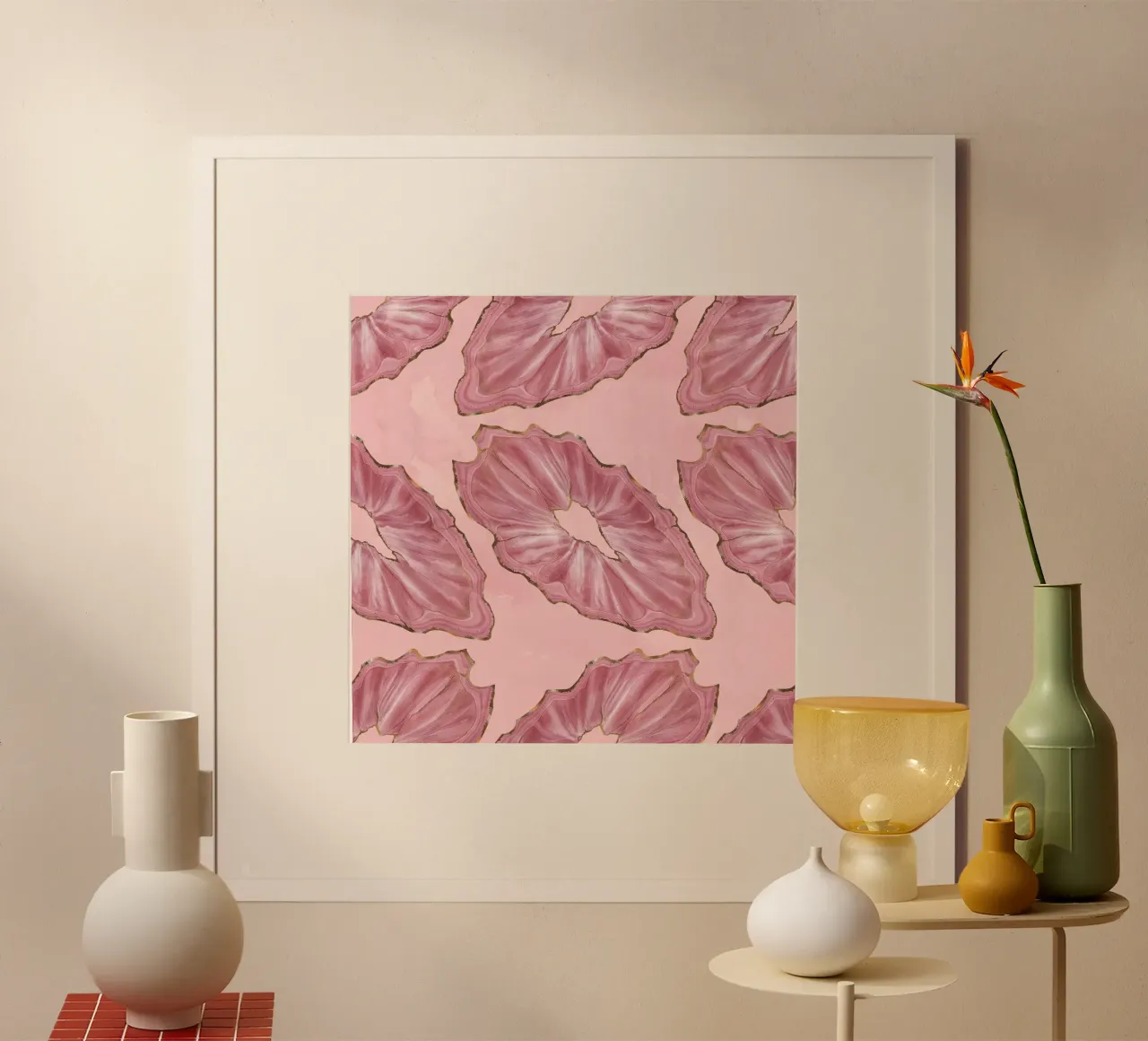 Modello di agata rosa 15 carta hahnemühle da Gemstone Textures