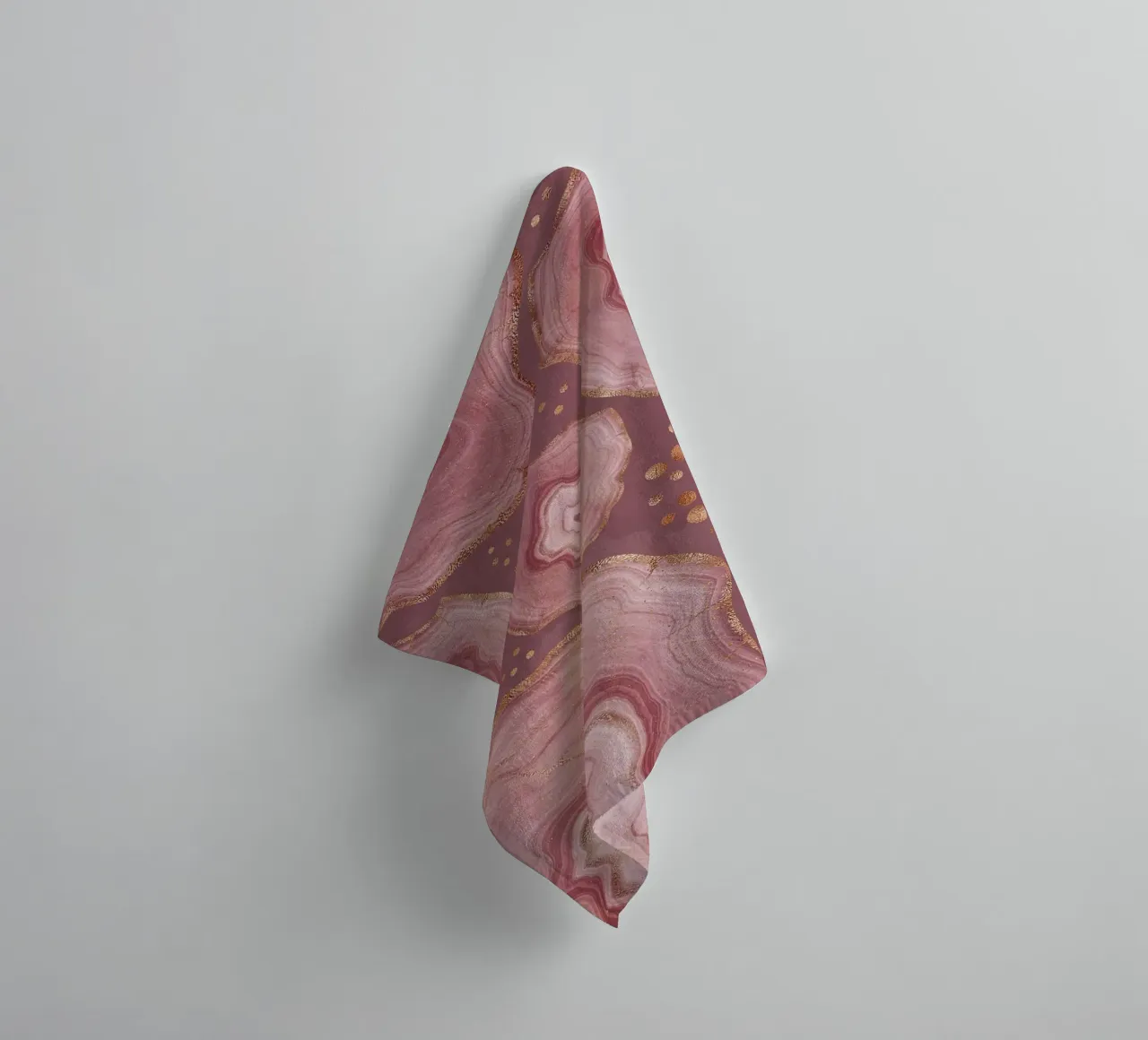 Pink Agate Pattern 16 towel by Gemstone Textures
