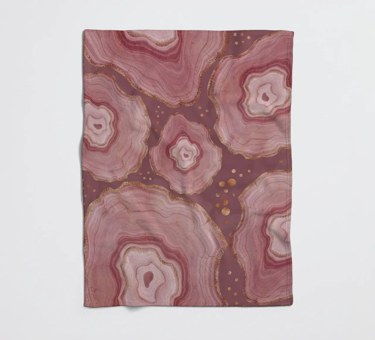 Modello di agata rosa 16 coperta in pile da Gemstone Textures