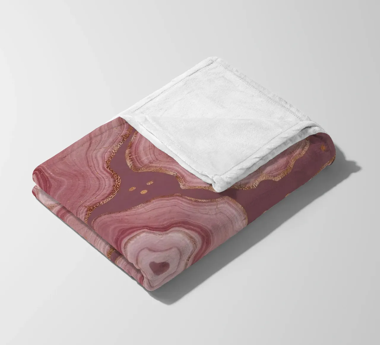 Modello di agata rosa 16 coperta in pile da Gemstone Textures