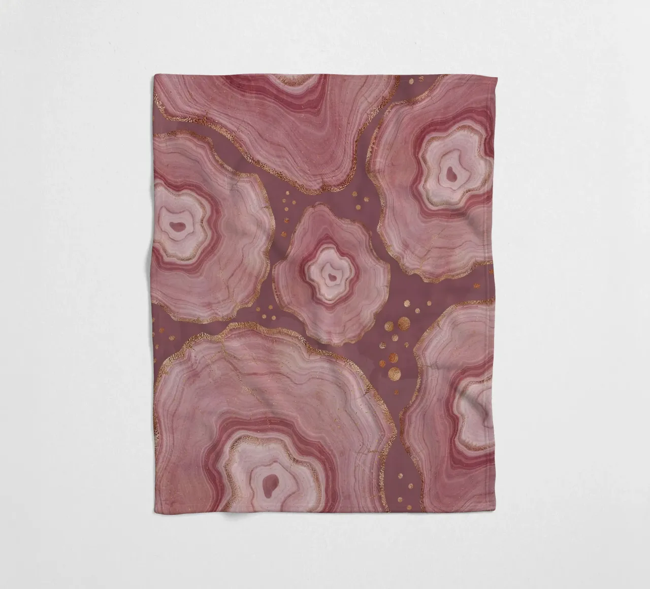 Modello di agata rosa 16 coperta in pile da Gemstone Textures