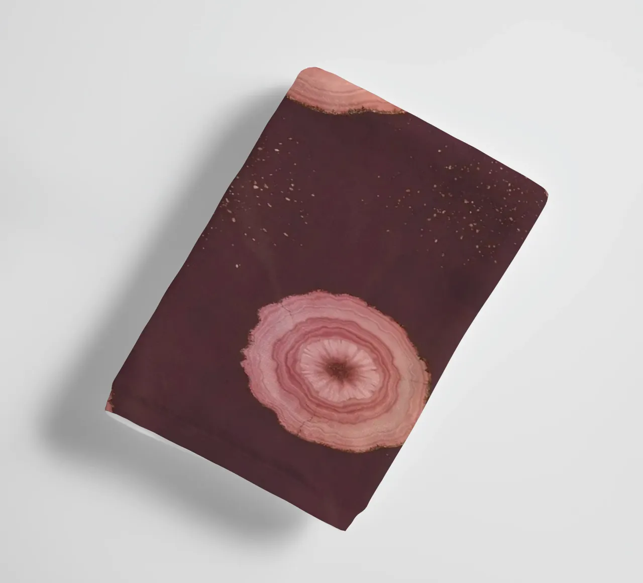 Pink Agate Pattern 17 towel by Gemstone Textures