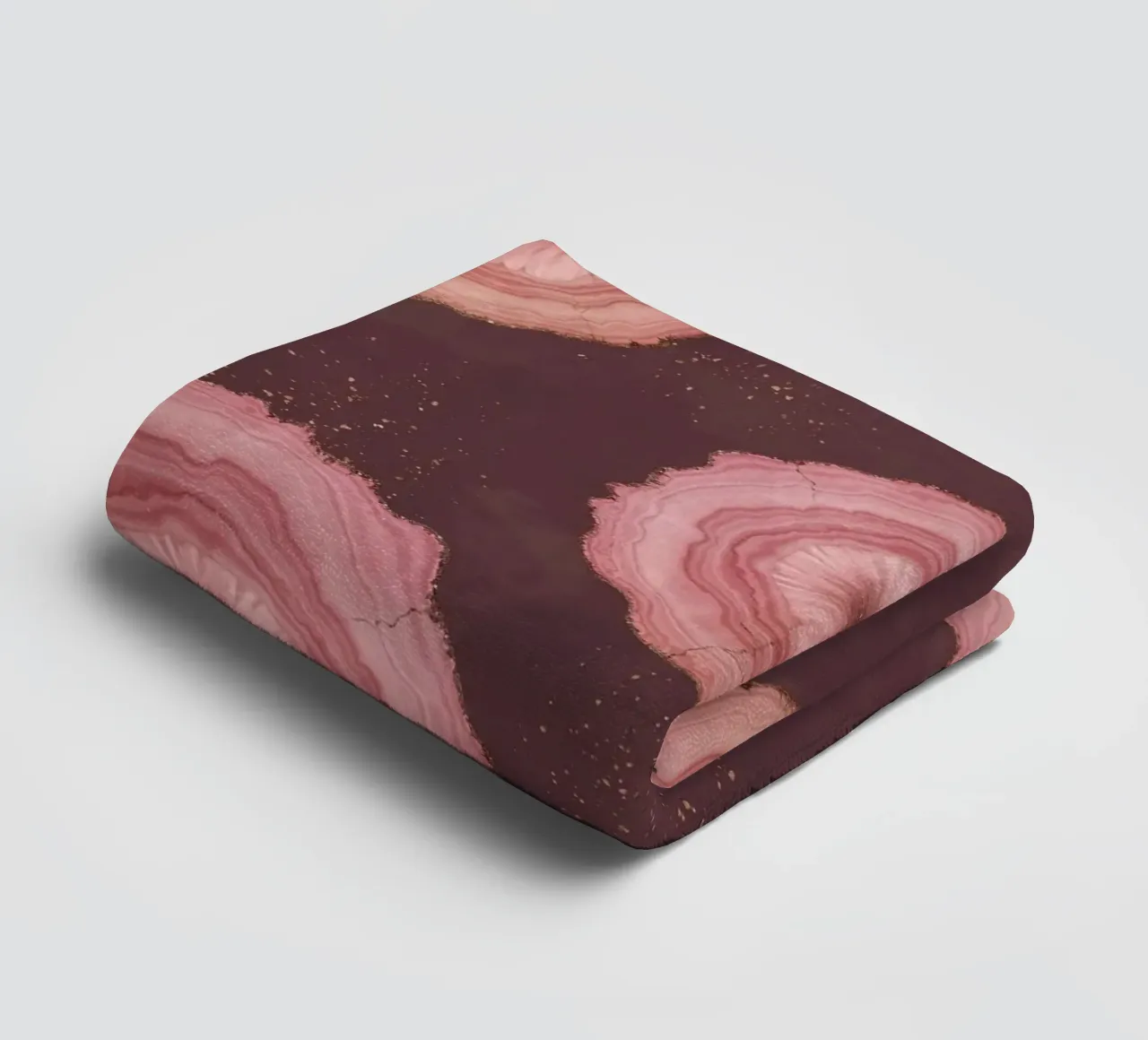 Pink Agate Pattern 17 towel by Gemstone Textures