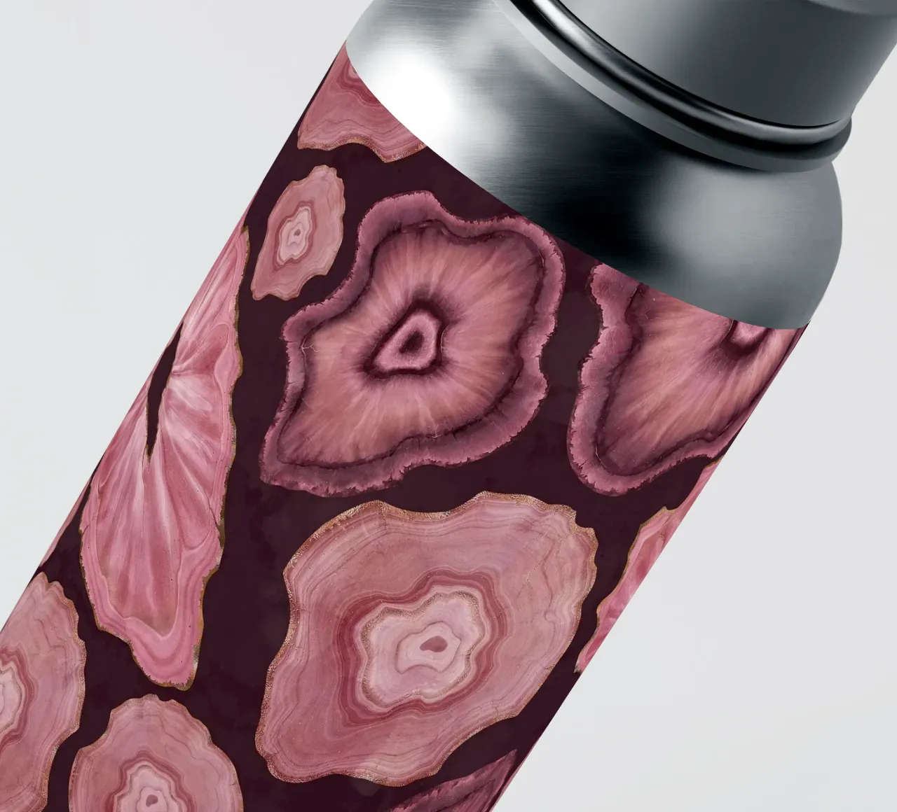 Pink Agate Pattern 18 sticker by Gemstone Textures