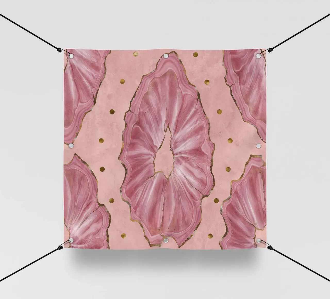 Modello di agata rosa 19 telo in pvc da Gemstone Textures