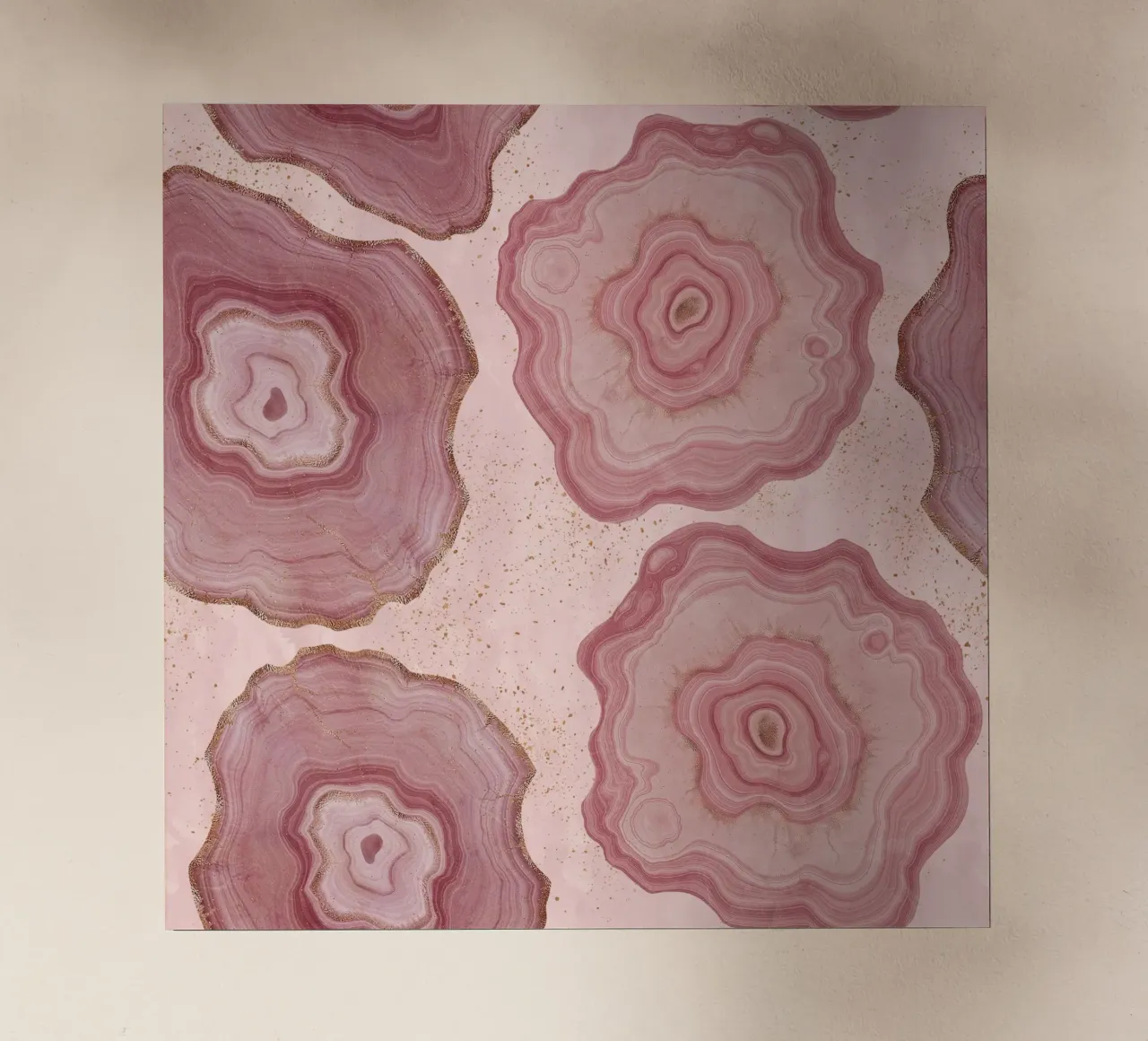 Agata rosa modello 20 pellicola backlit da Gemstone Textures
