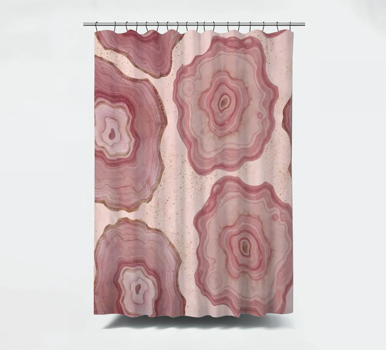 Agata rosa modello 20 tenda da doccia da Gemstone Textures