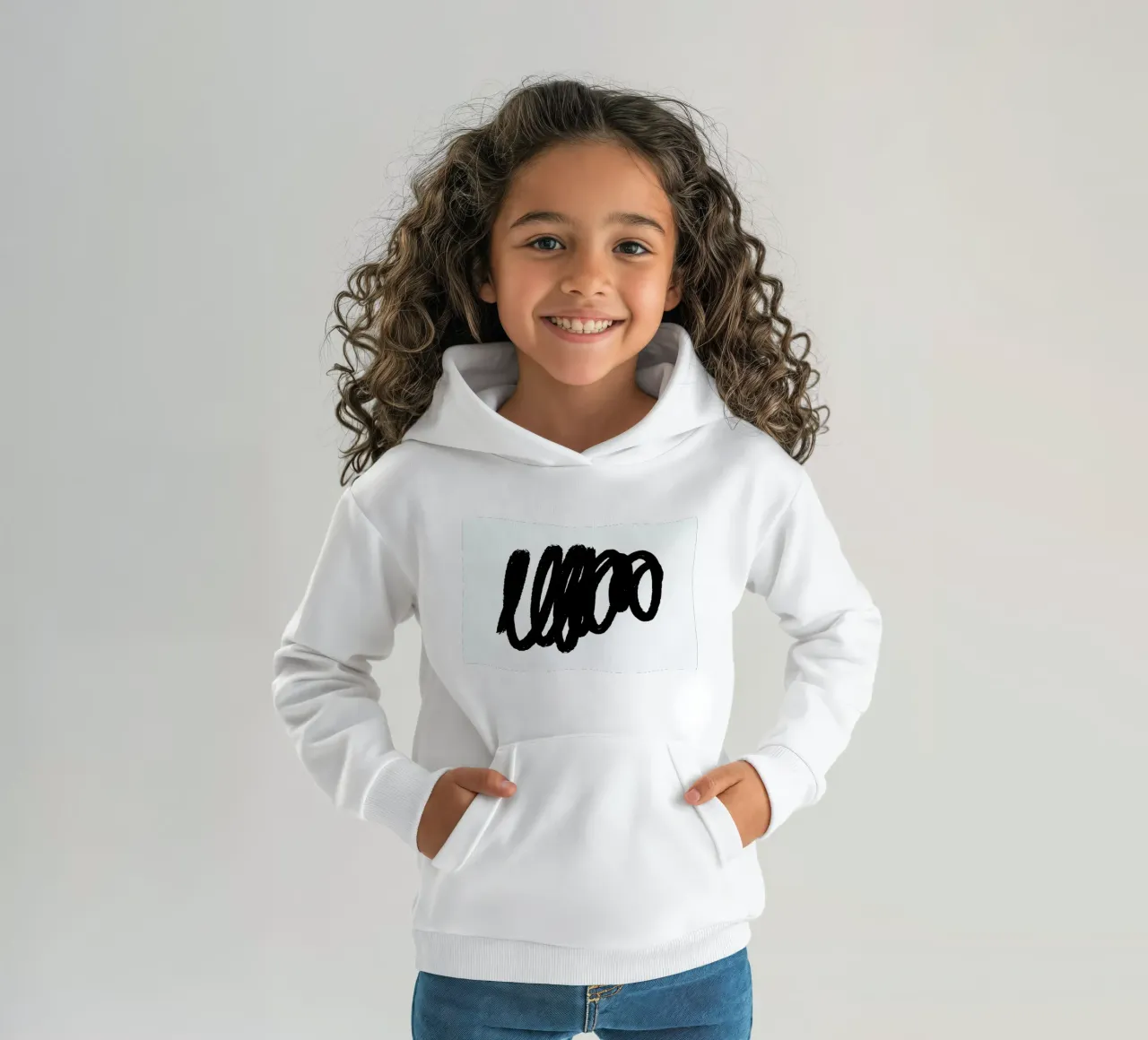 Spinning kinder hoodie van Graphite