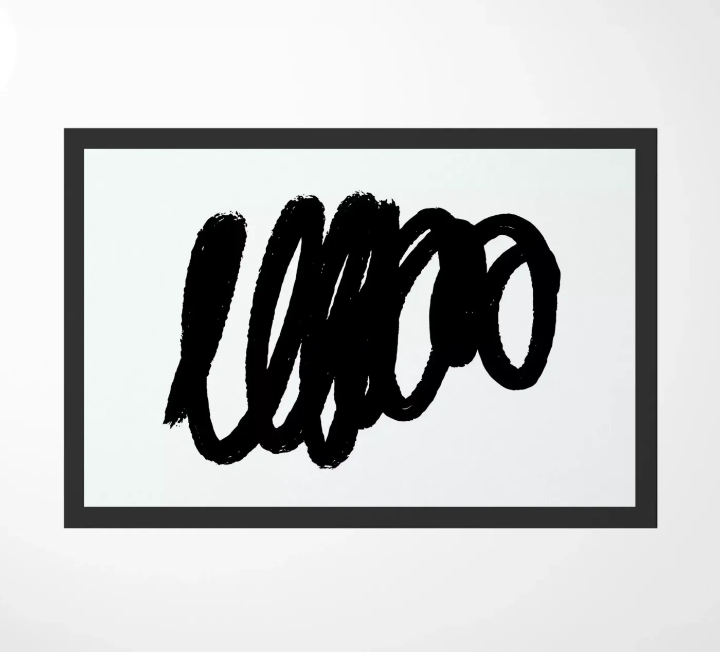 Spinning deurmat van Graphite