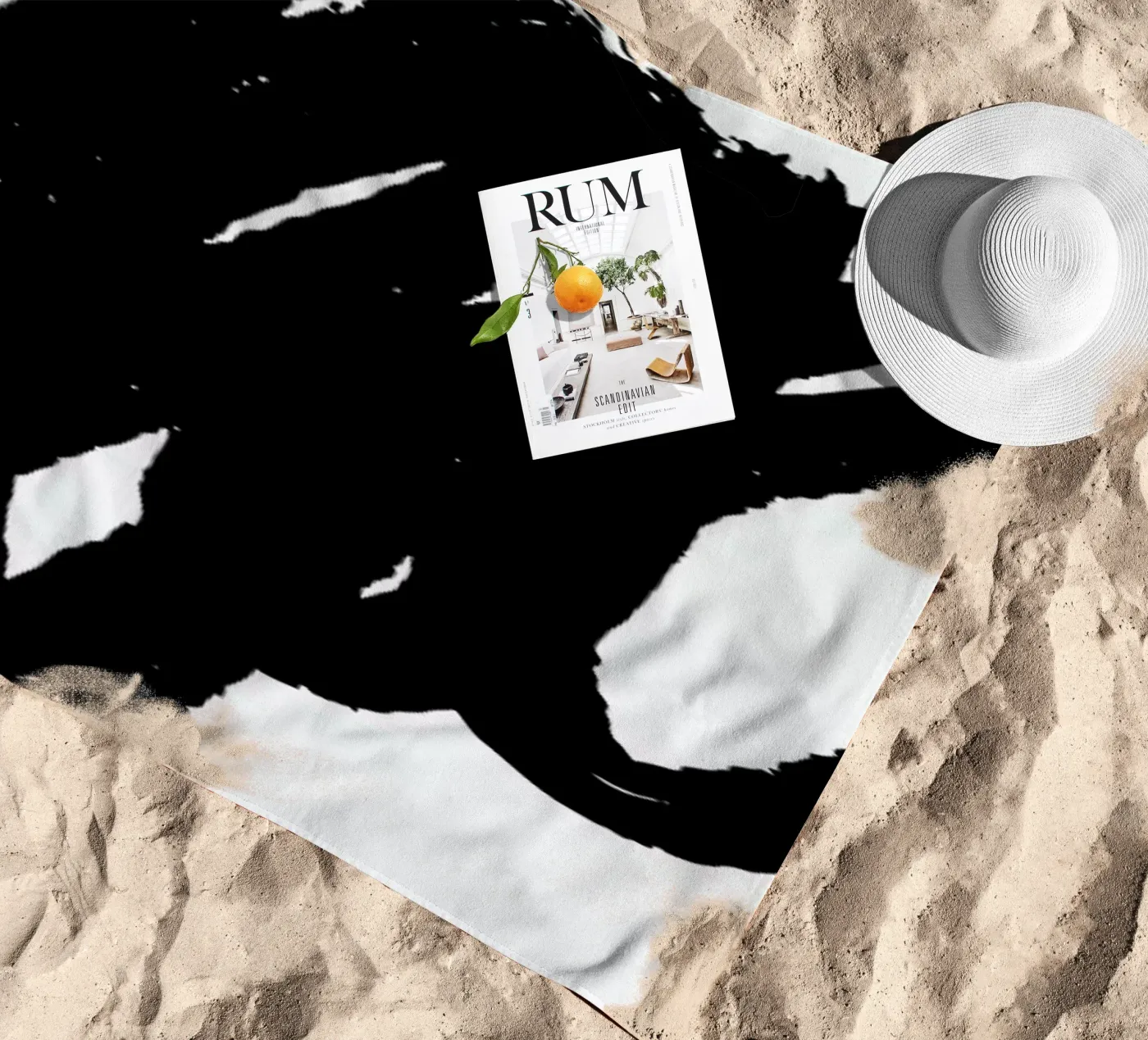 Spinning strandhanddoek van Graphite