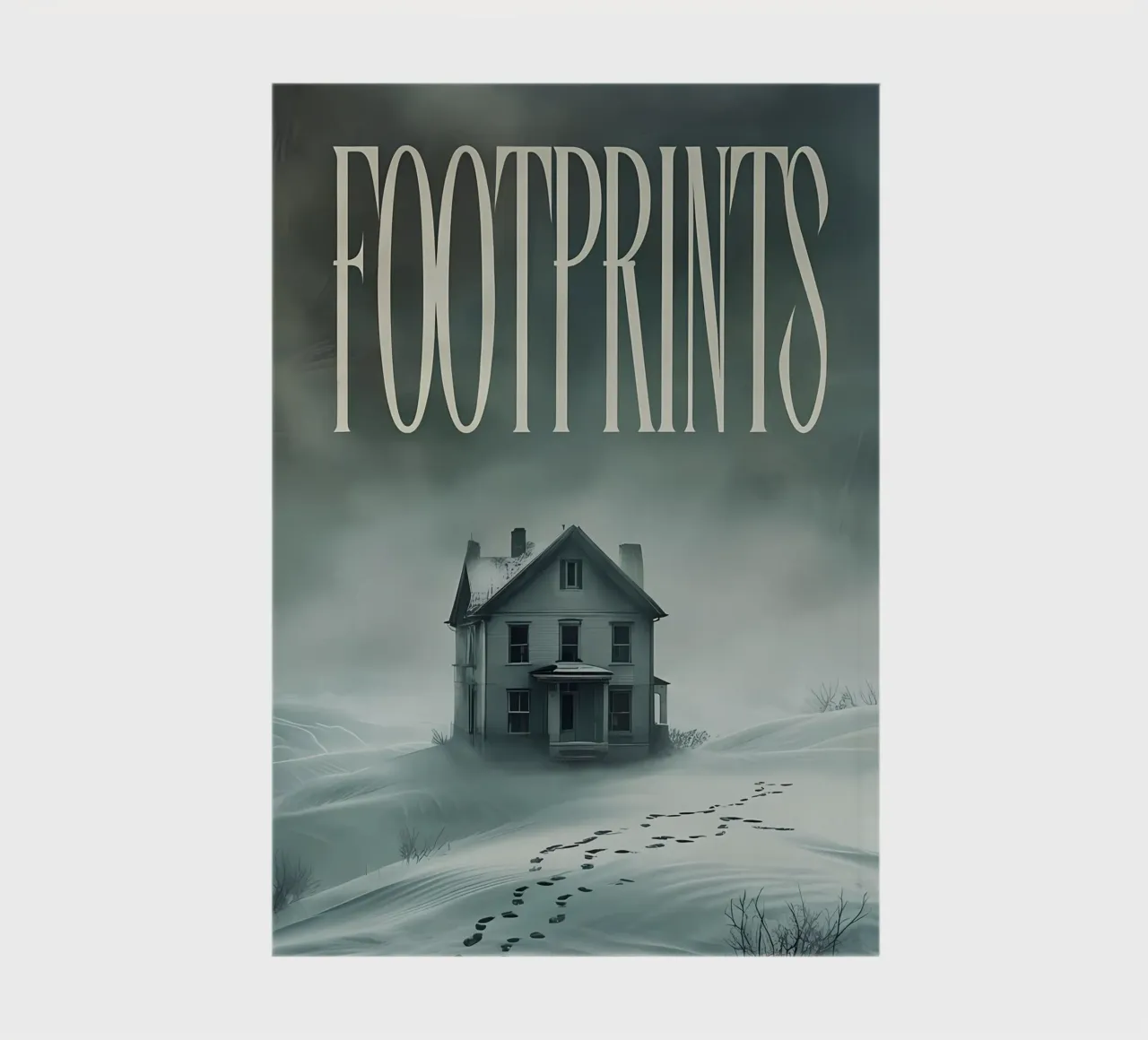 FOOTPRINTS notebook by inspirational quote