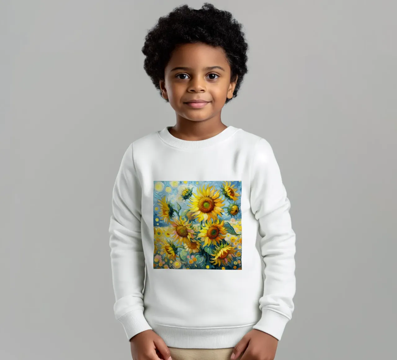 girasoli felpa bambino da 🎨 Point and Art