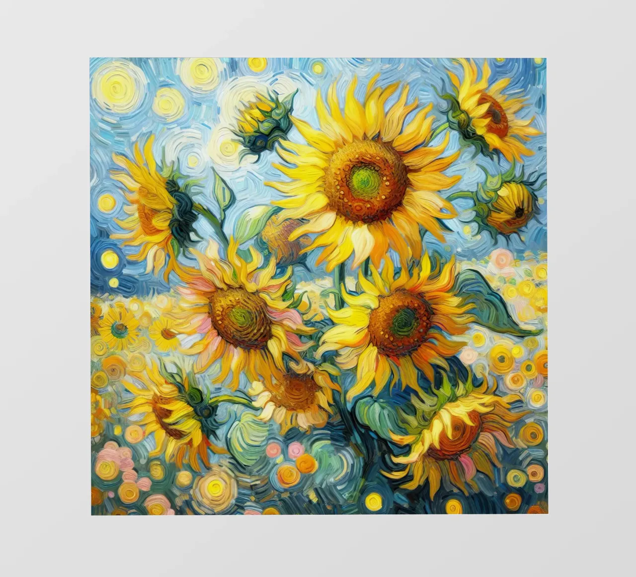 girasoli pellicola backlit da 🎨 Point and Art