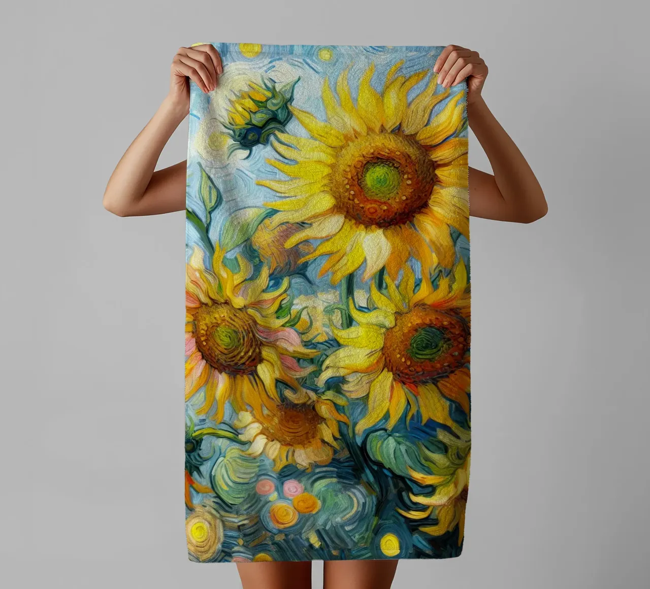girasoli asciugamano da bagno da 🎨 Point and Art
